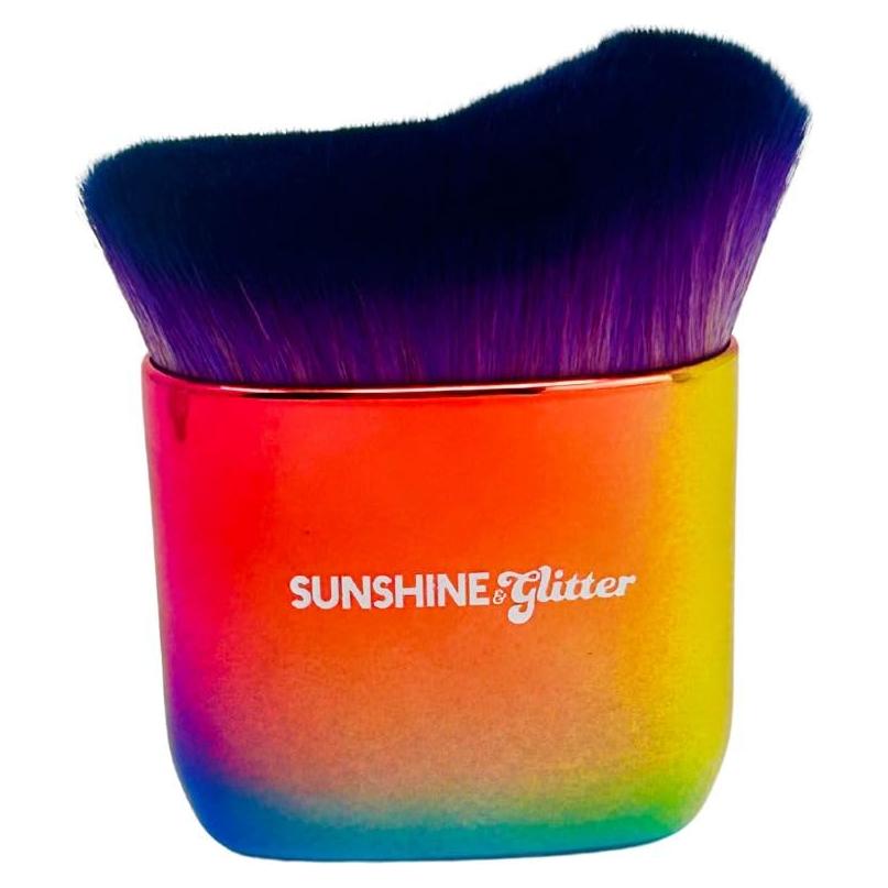 Brocha Corporal Sunshine & Glitter - Vegana y Profesional
