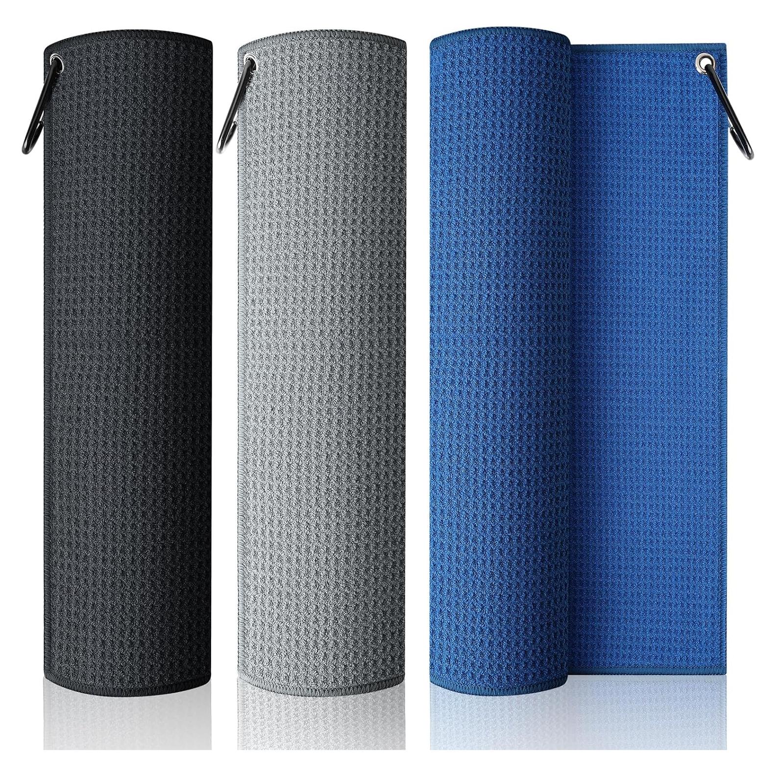 Paquete de 3 Toallas de Golf SPOROKET Microfibra 40.64cm