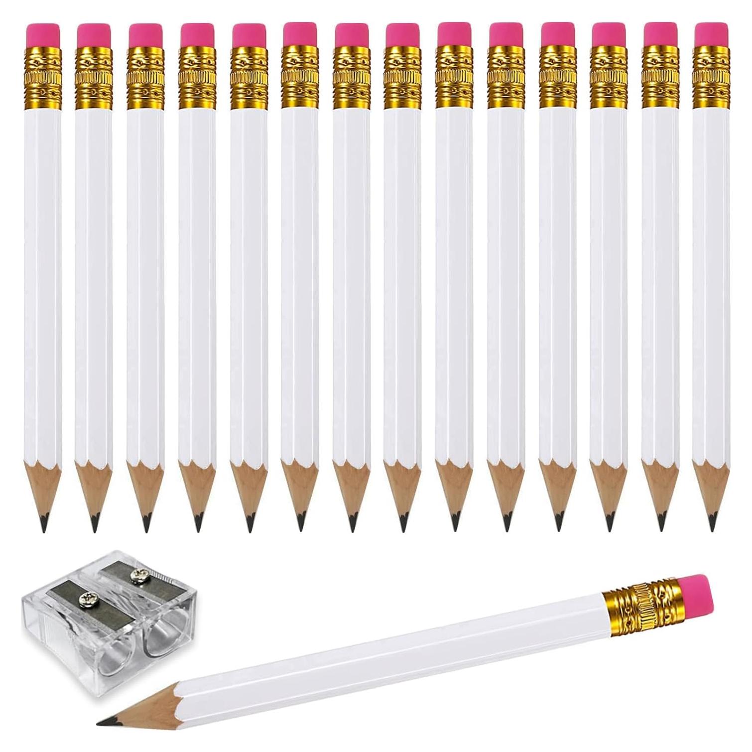 Lápices de Golf Adhere 25pcs Madera Grafito 2B Hexagonal