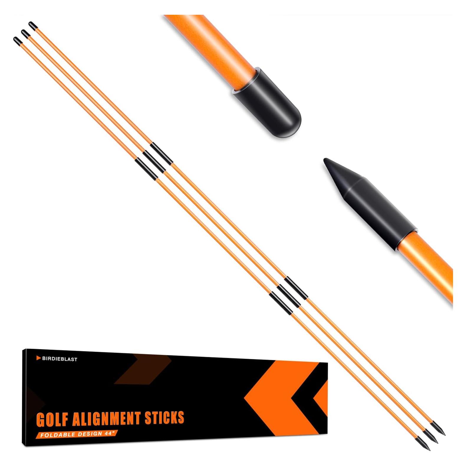 Palos de Alineación de Golf Plegables BIRDIEBLAST 40cm/101.6cm