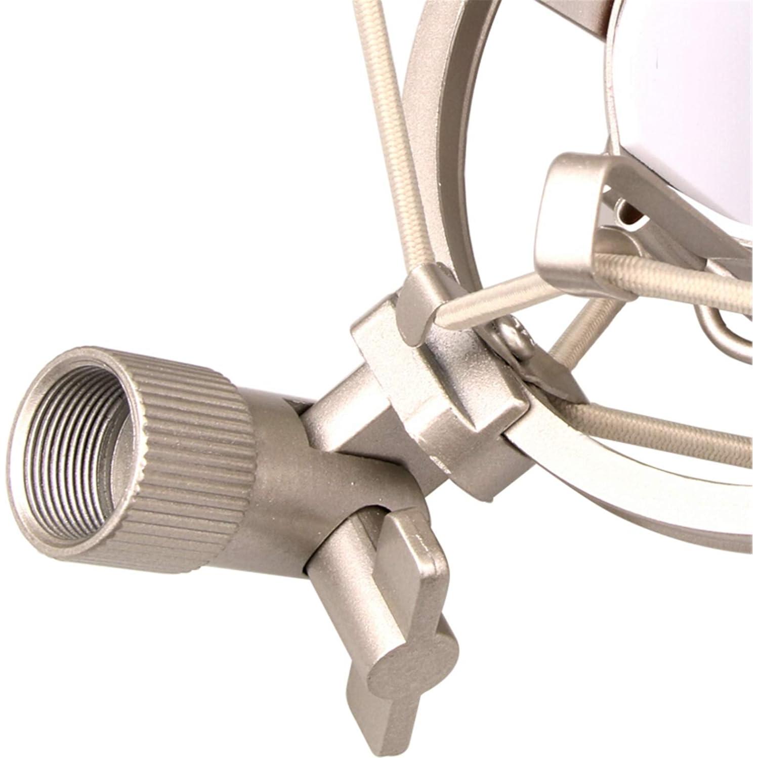 Soporte Antivibración Miwayer para Micrófono 48-54mm Plata