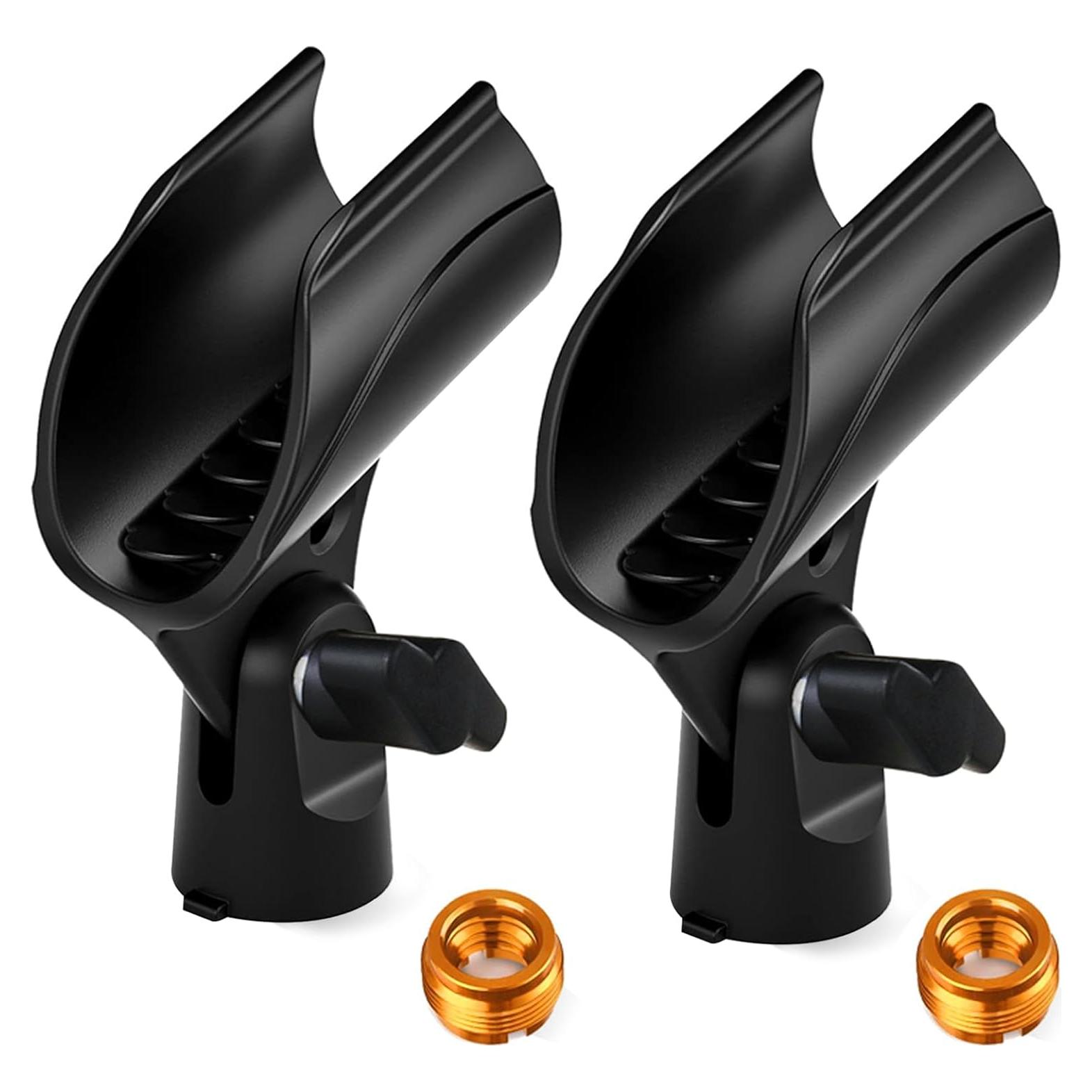 Soporte de Micrófono Universal Ajustable 2 Pcs con Adaptador