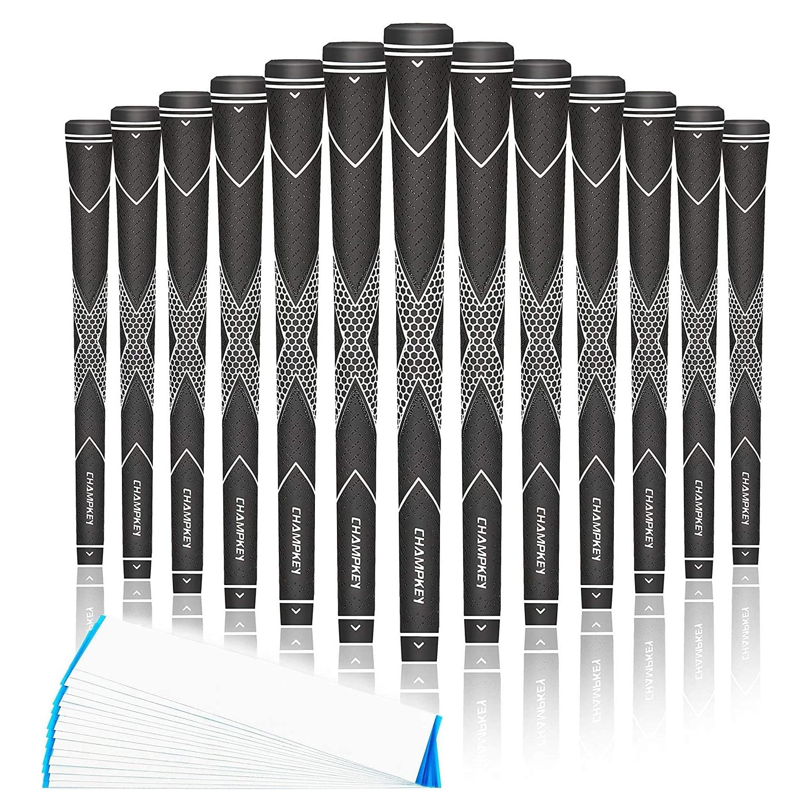Agarres de Golf CHAMPKEY Premium 13 Pack Goma Alta Tracción