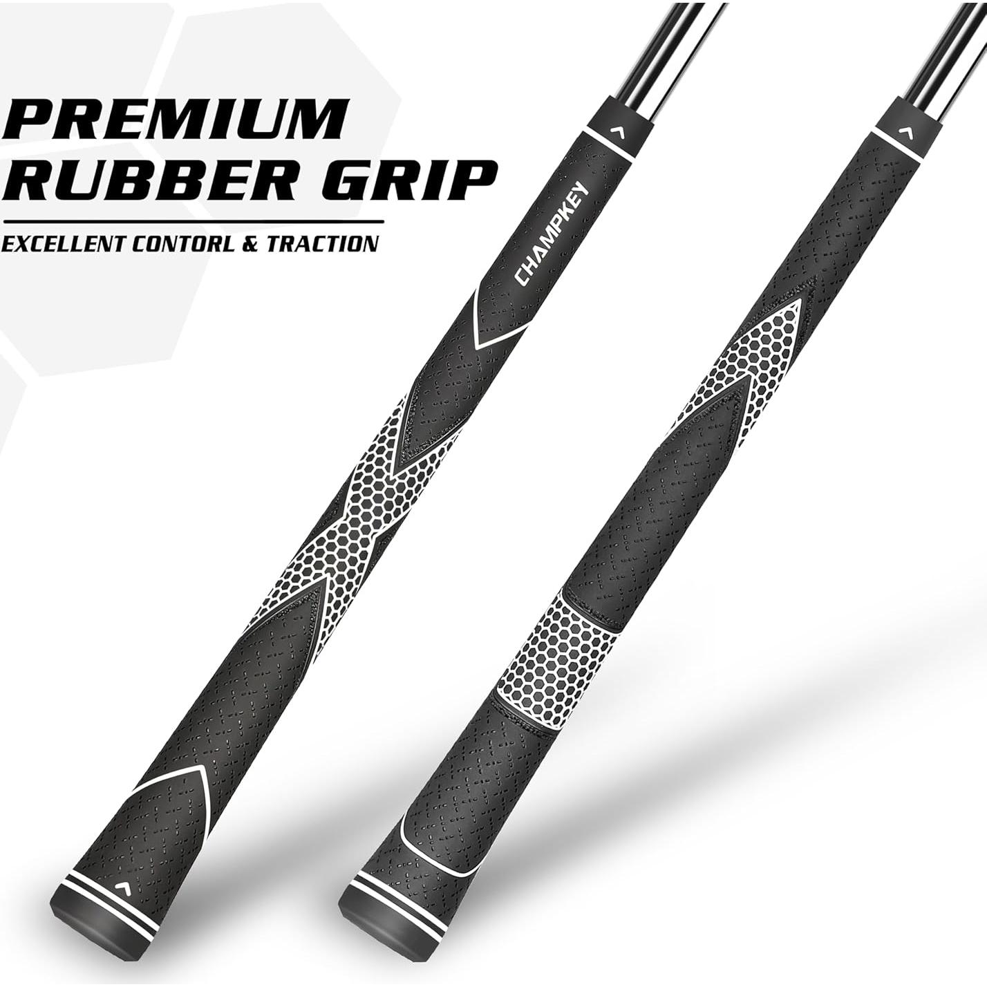 Agarres de Golf CHAMPKEY Premium 13 Pack Goma Alta Tracción