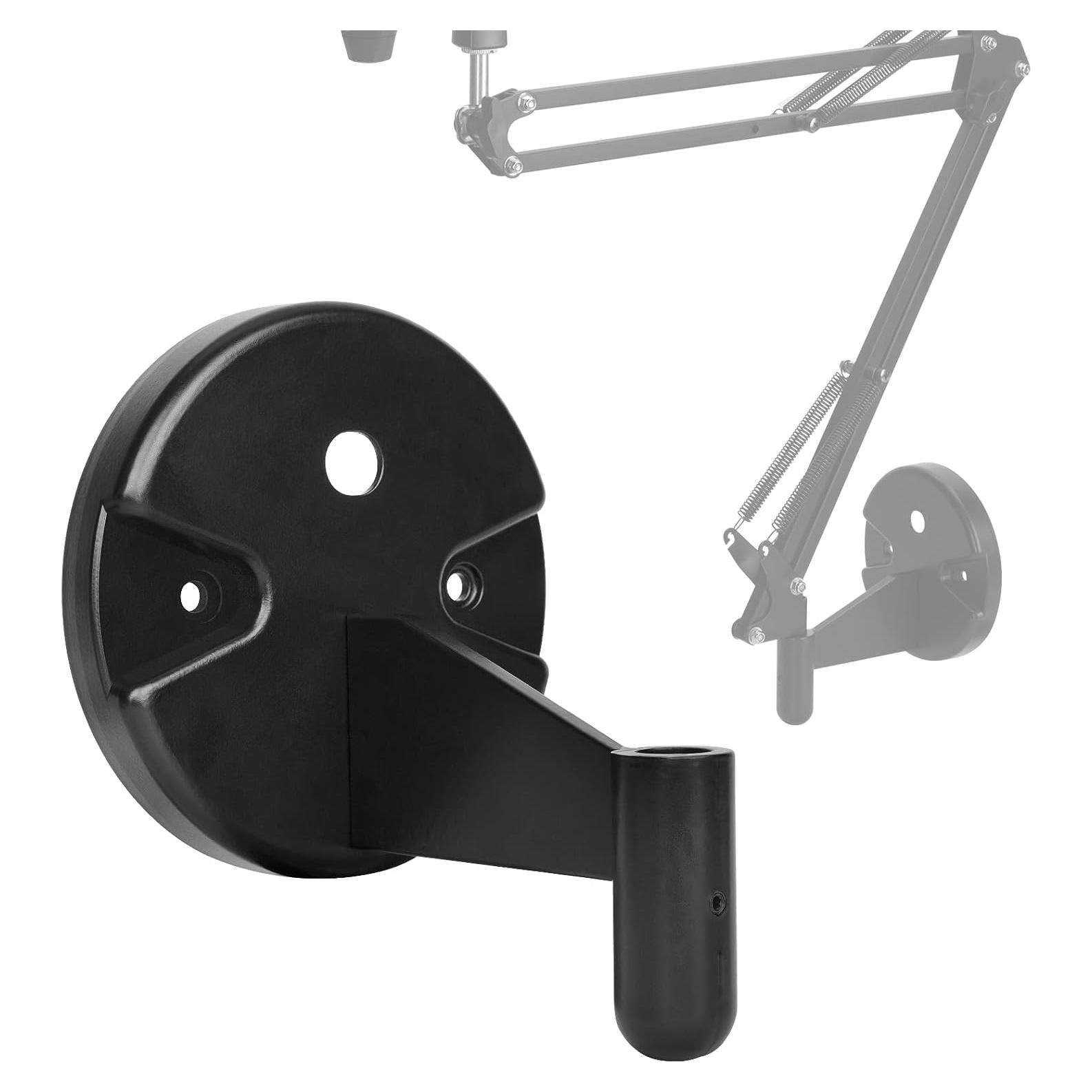 Soporte de Micrófono de Montaje en Pared Geekria Negro