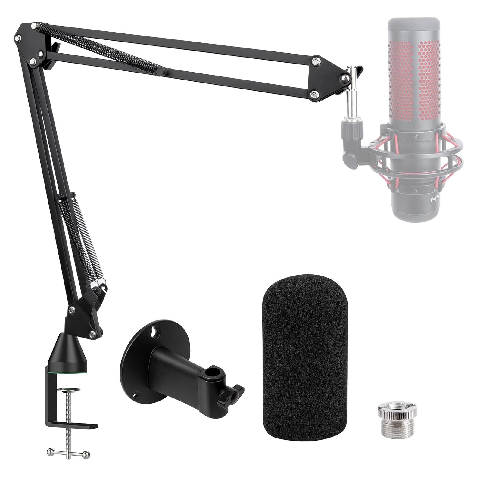 Brazo de Micrófono Sunmon con Filtro Antipop para HyperX