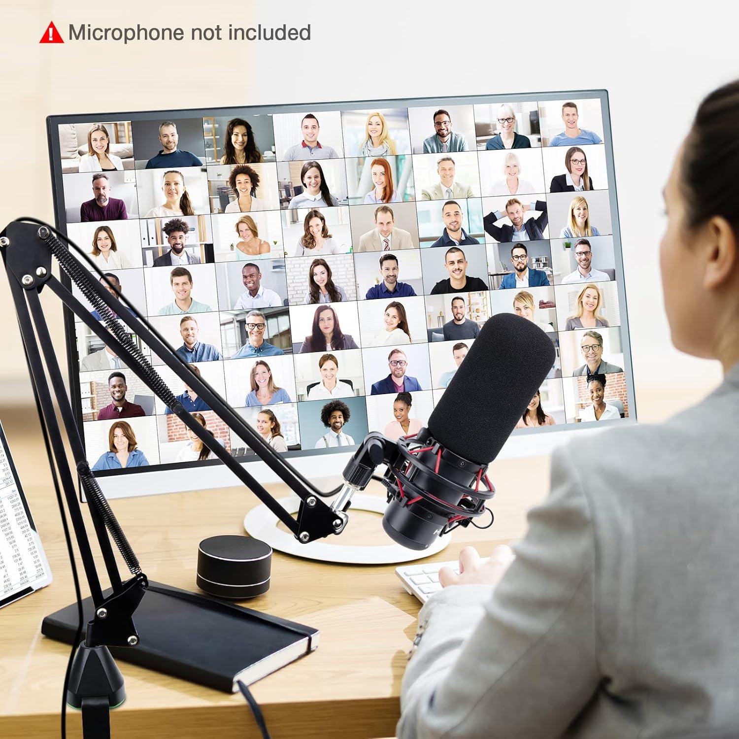 Brazo de Micrófono Sunmon con Filtro Antipop para HyperX