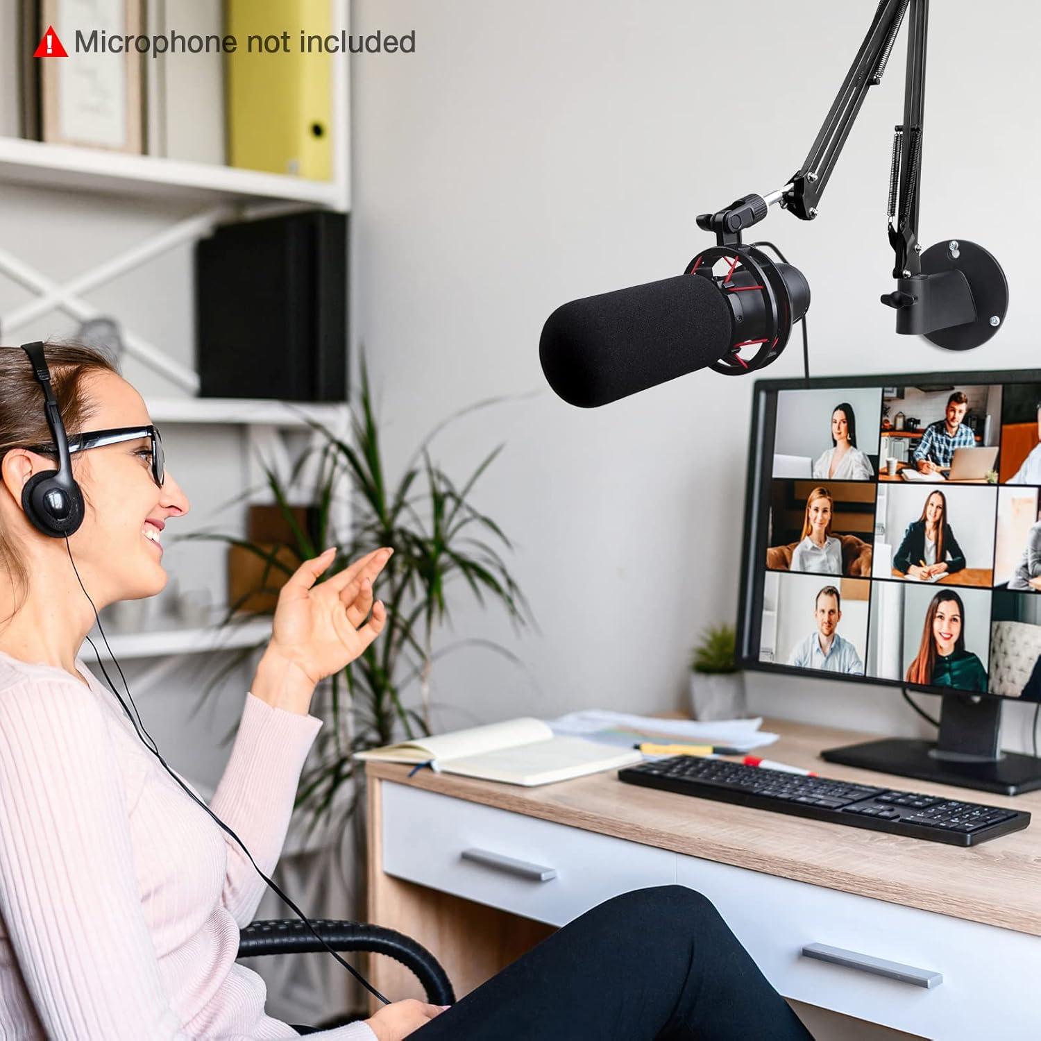 Brazo de Micrófono Sunmon con Filtro Antipop para HyperX