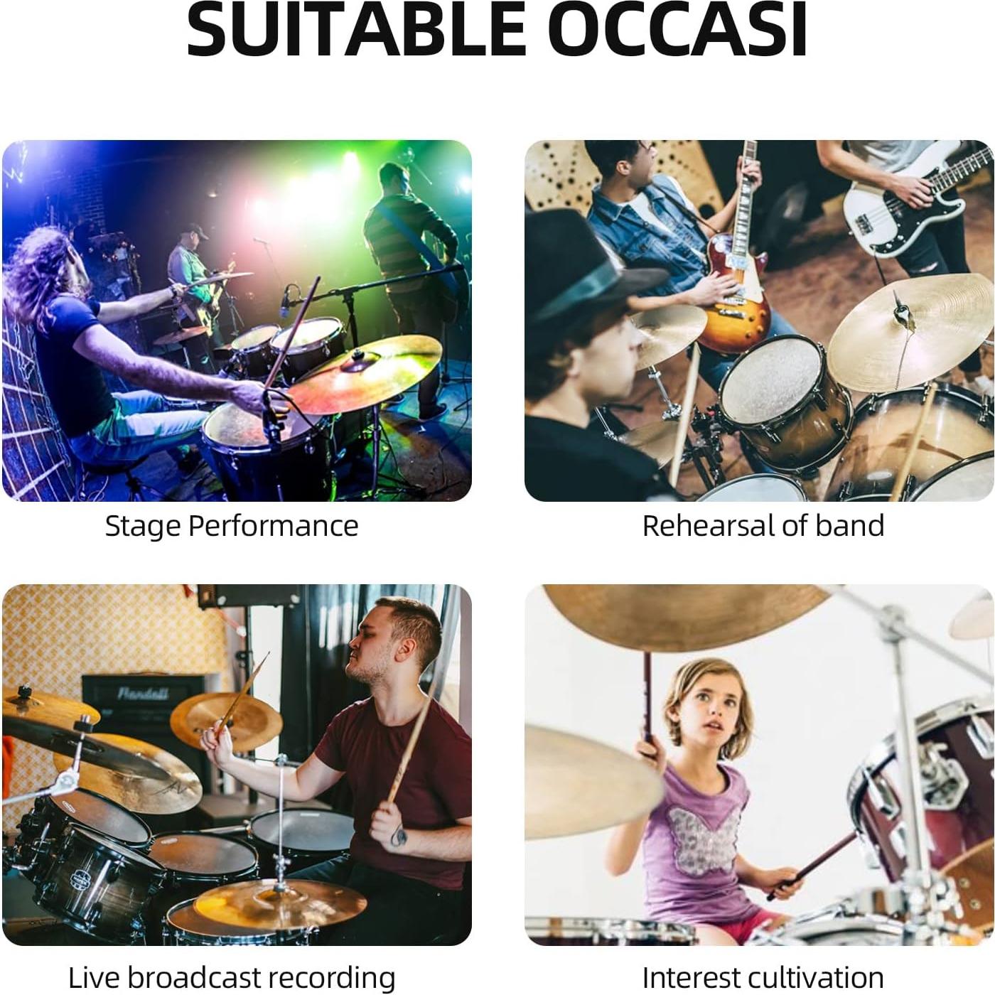 Kit de Micrófono D Debra DK7 Pro 7 Piezas para Batería