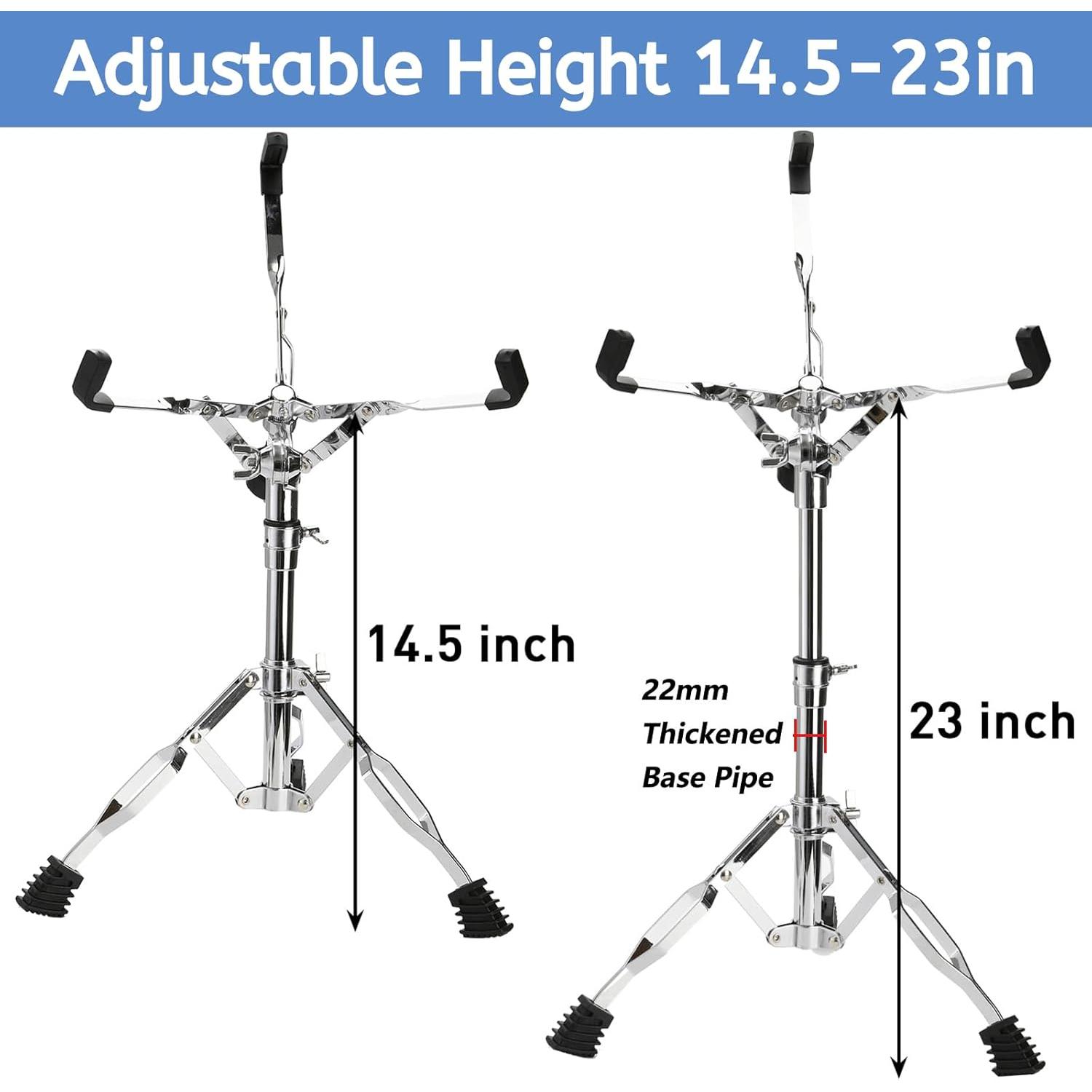 Soporte de Tambor de Caja YOUEON Ajustable 10-14" Trípode