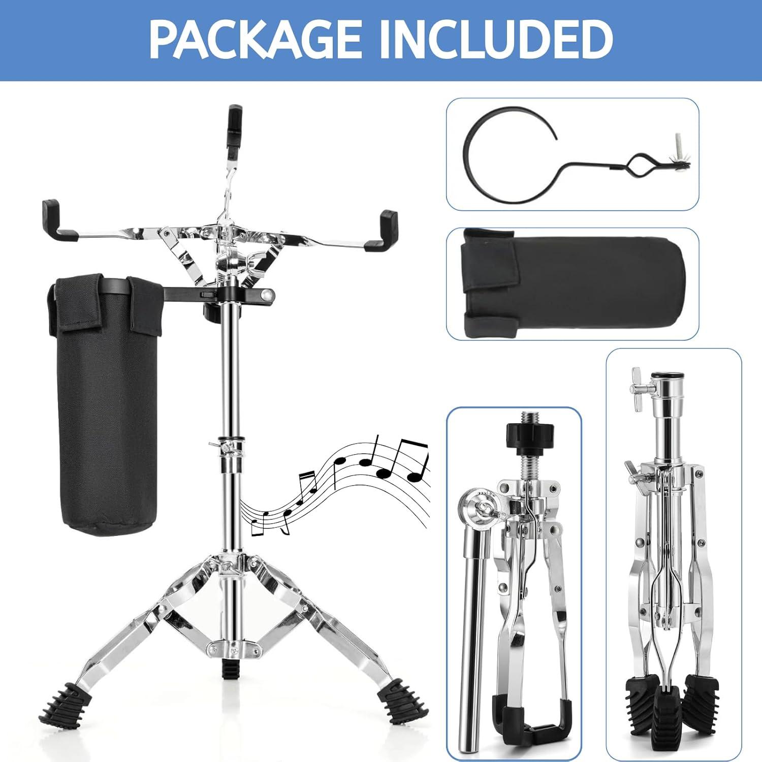 Soporte de Tambor de Caja YOUEON Ajustable 10-14" Trípode