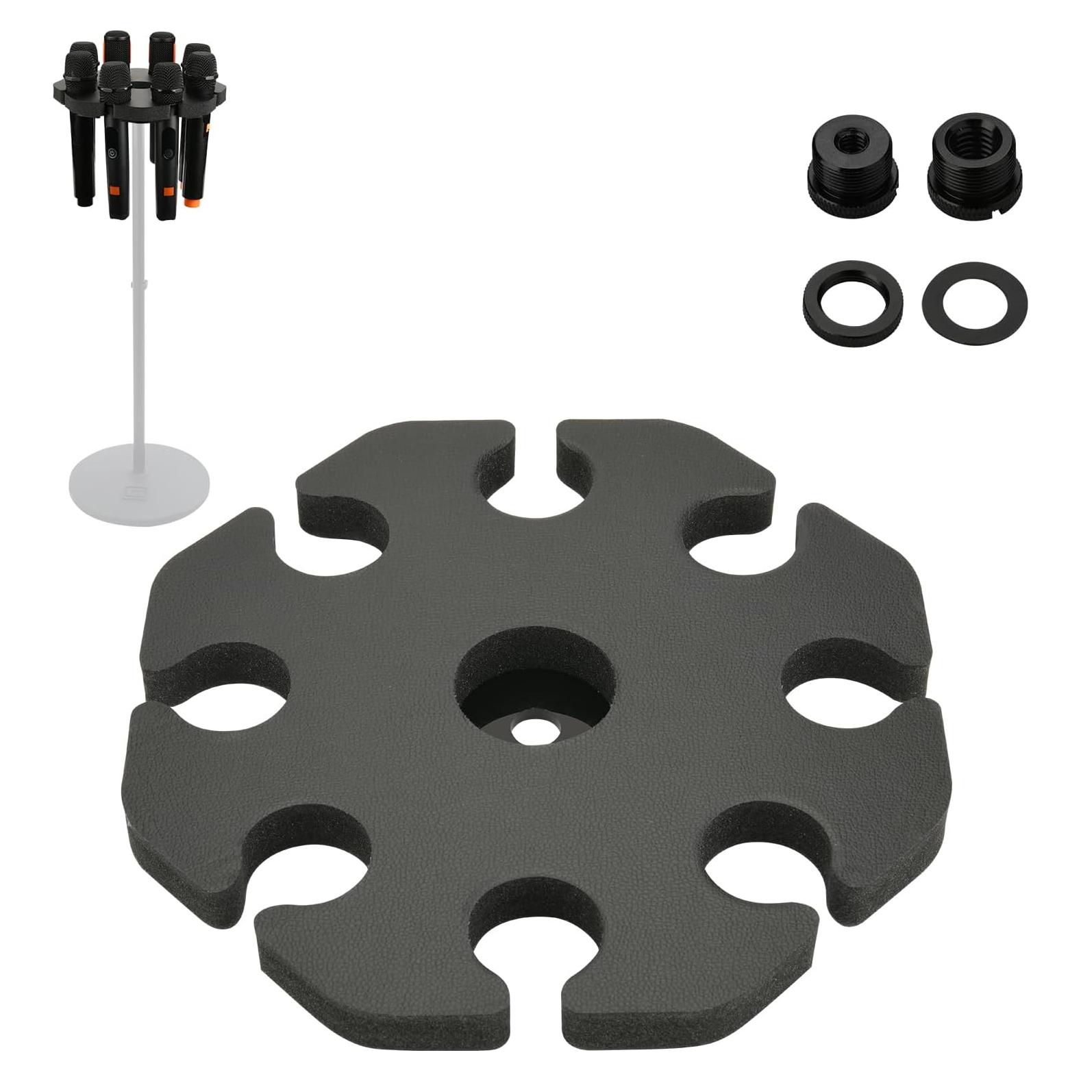 Soporte Multi Micrófono TXEsign para 8 Micrófonos - Negro