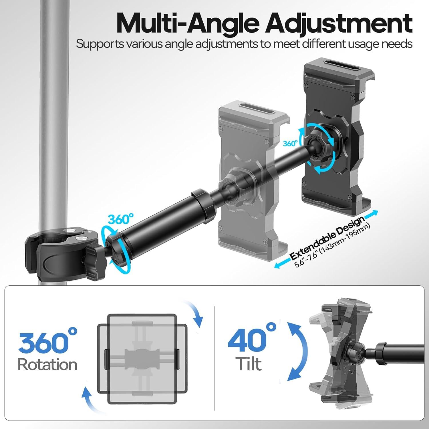 Soporte para iPad KDD Ajustable para Micrófono 4.7-12.9"