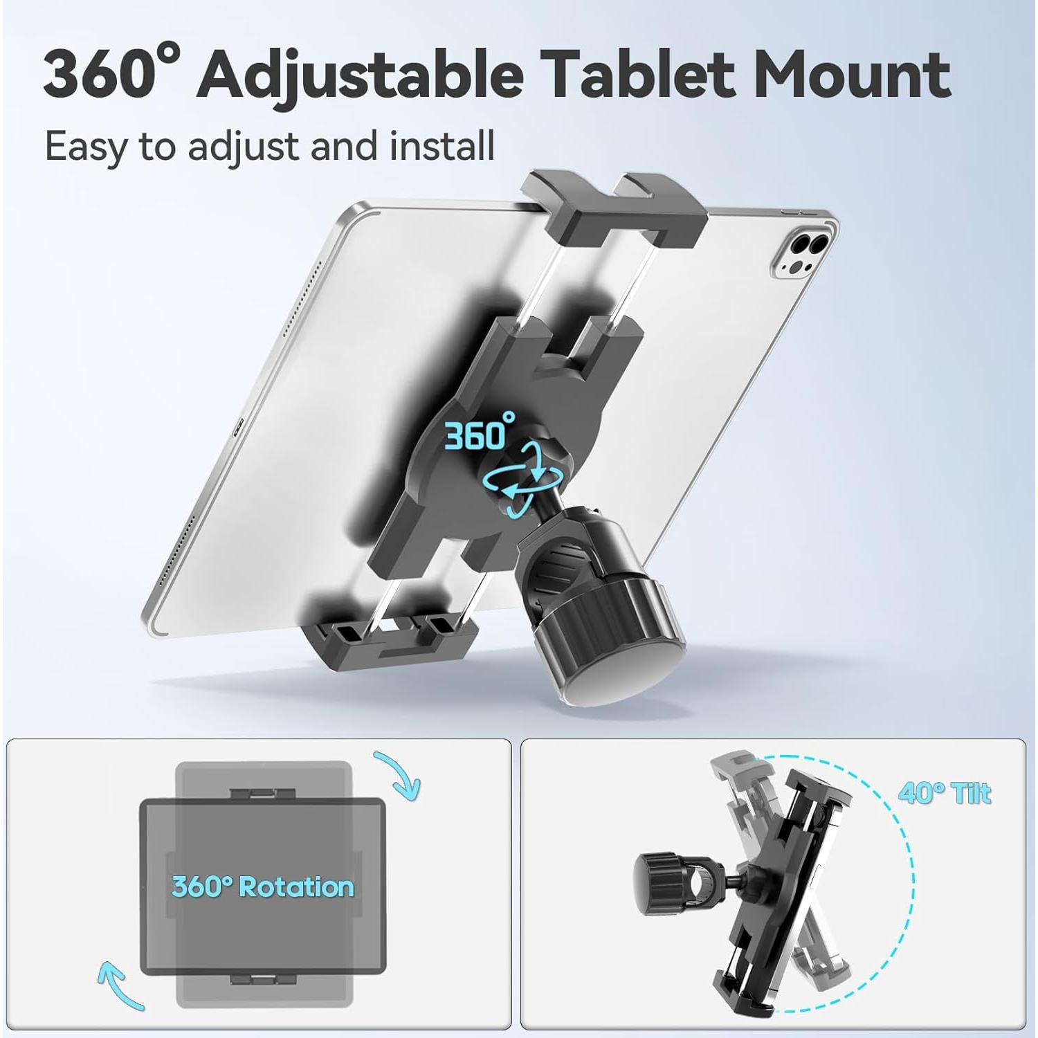 Soporte para Tableta KDD Ajustable 360° para Bicicleta