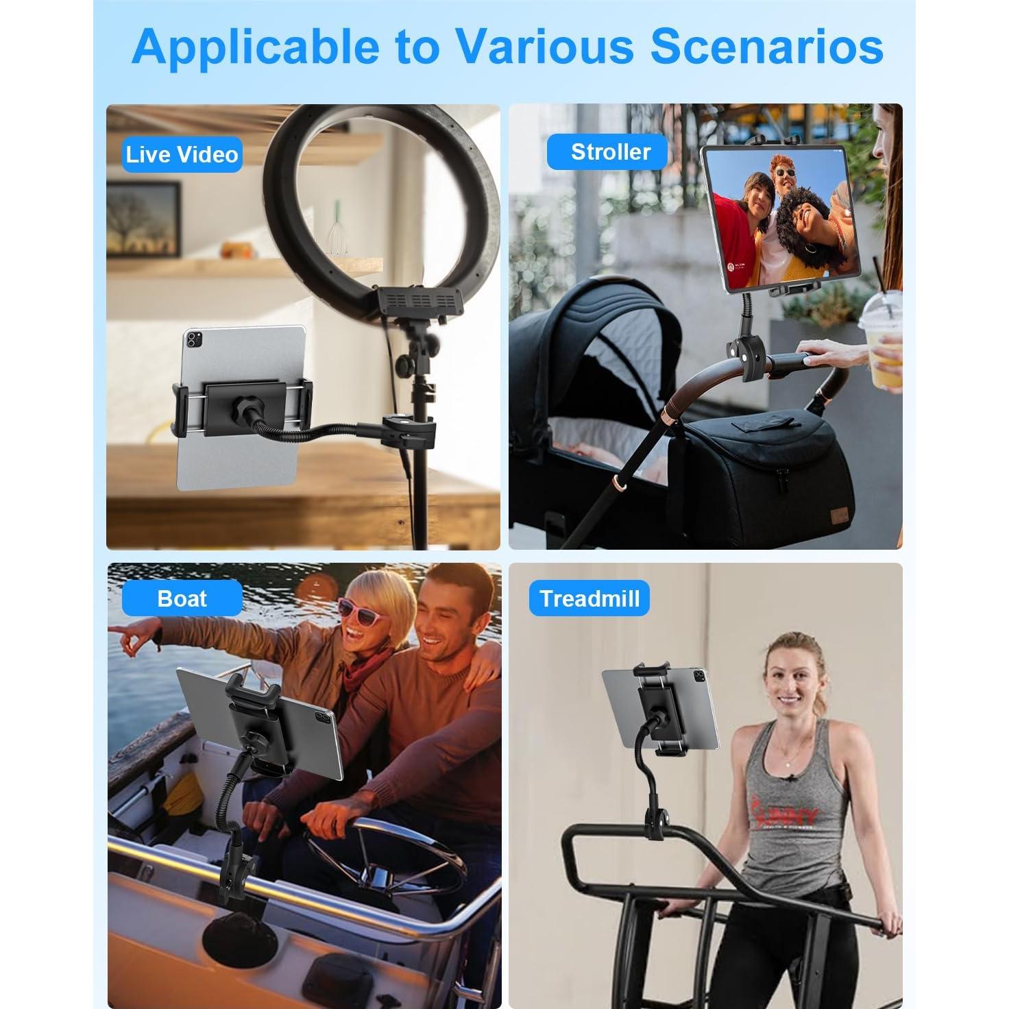 Soporte para Tableta de Bicicleta Estática Kolasels GN360, Ajustable