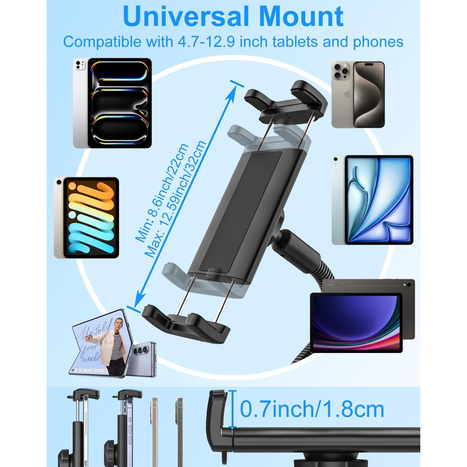 Soporte para Tableta de Bicicleta Estática Kolasels GN360, Ajustable