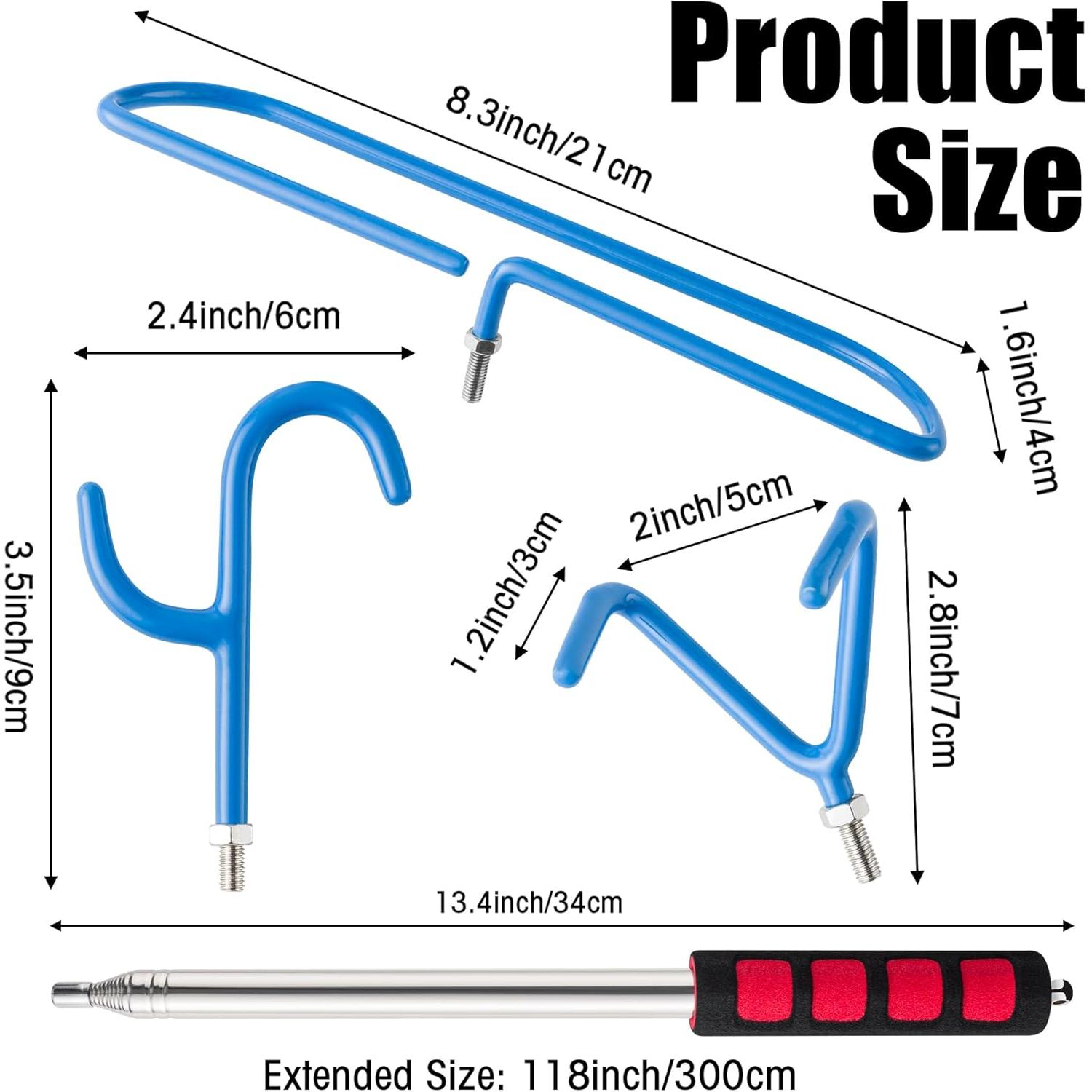 Polo de Recuperación de Disc Golf ARefugen 3 Metros Extensible