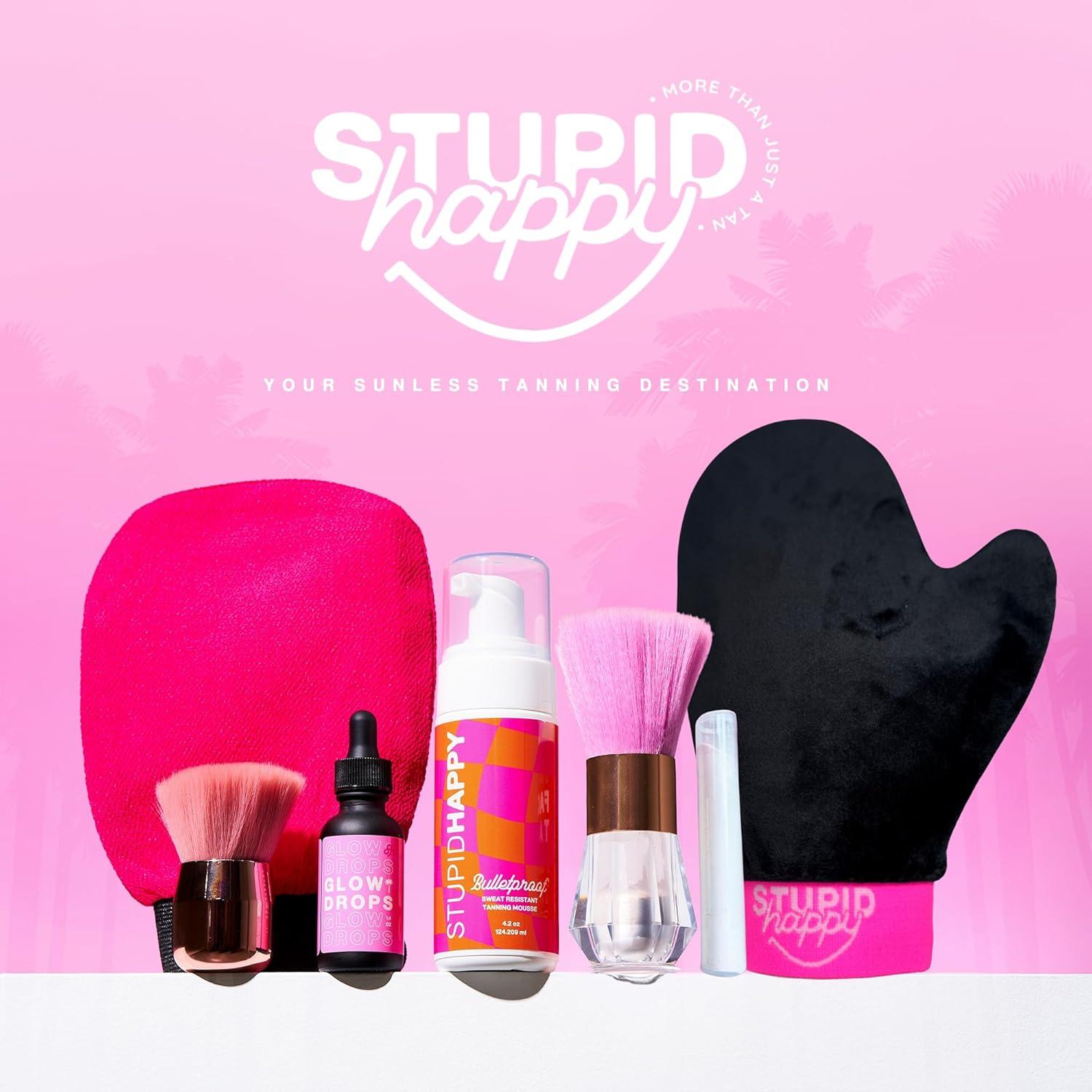 Brocha de Bronceado Stupid Happy - Cuerpo y Cara - Cerdas Veganas