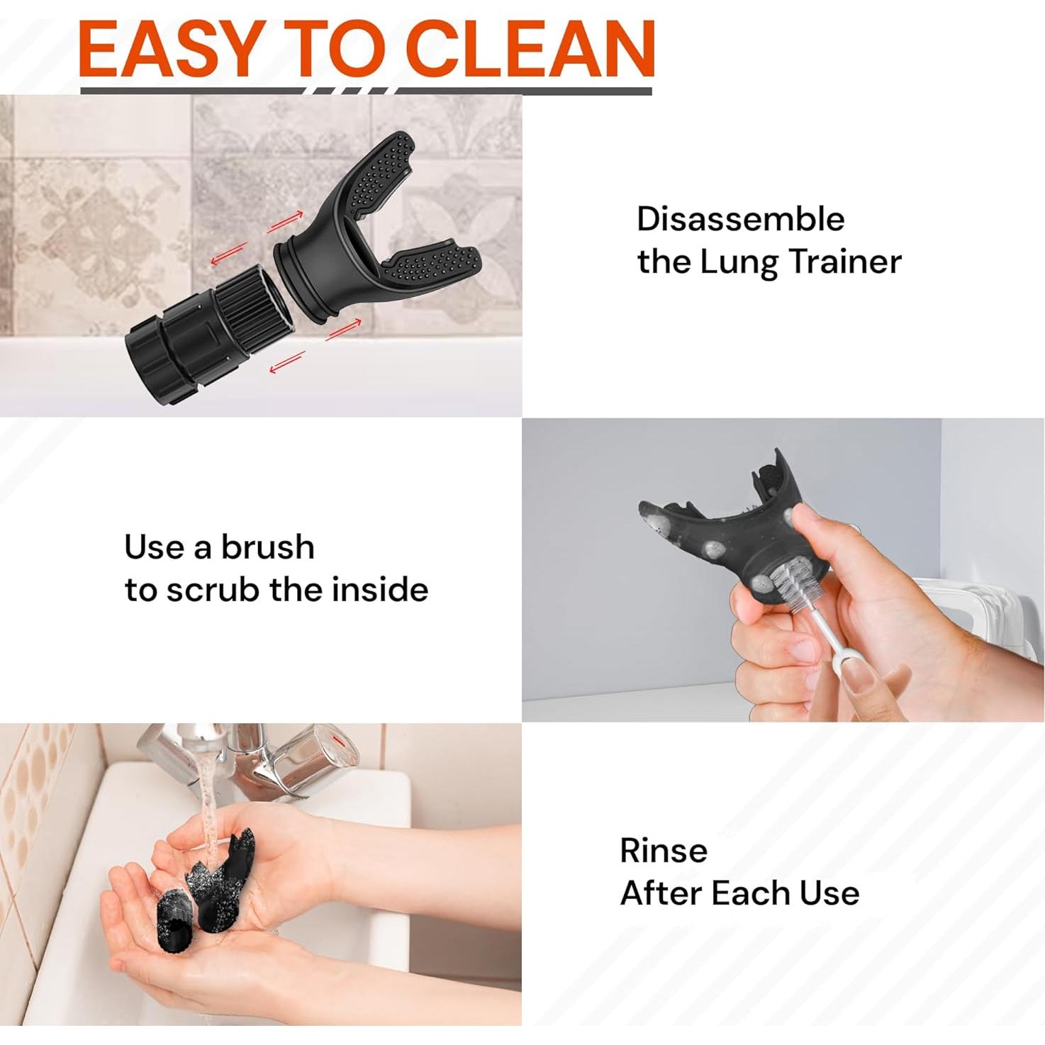 Entrenador de Respiración Aovalo - Dispositivo Portátil Ajustable