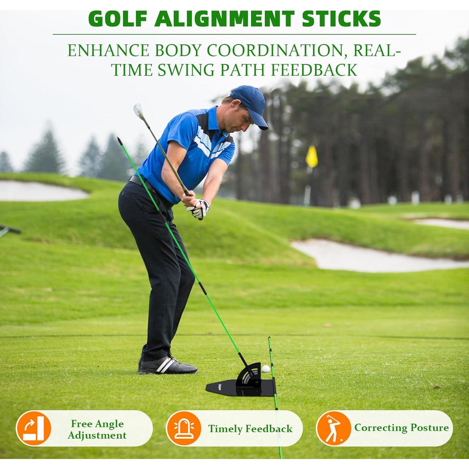 Juego de Soporte de Alineación de Golf Vhelyom VH43 - Ajustable