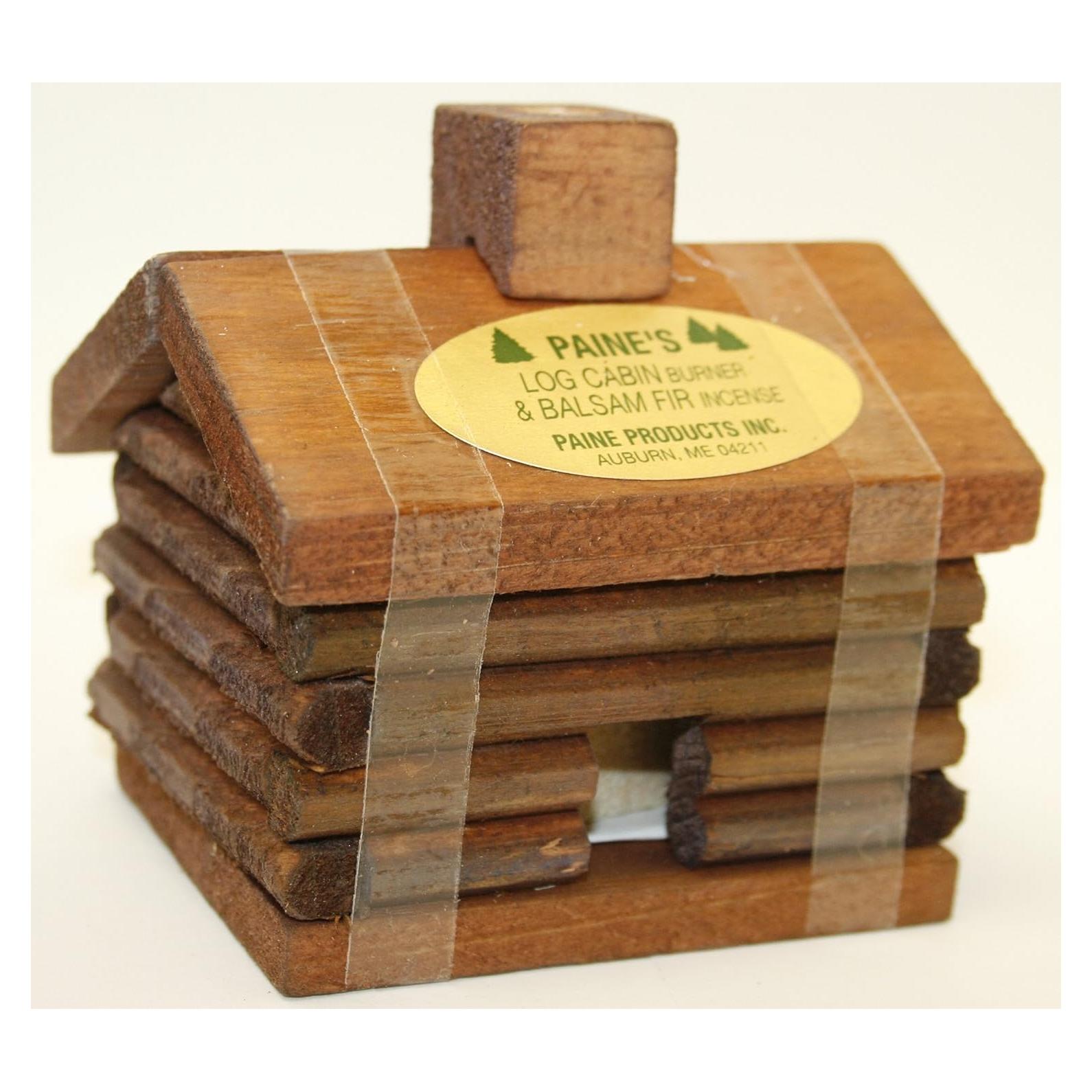 Estufa de Incienso Cabaña de Troncos Paine 8.89x7.62 cm