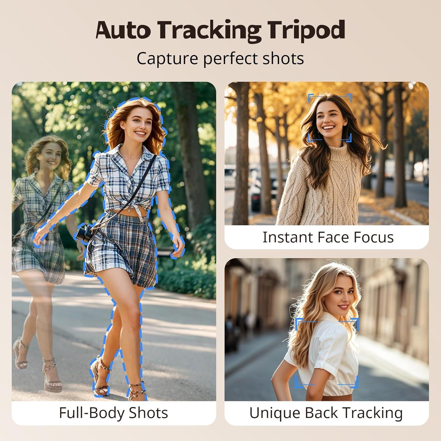 Trípode Automático UBeesize 67'' con Seguimiento Facial 360°