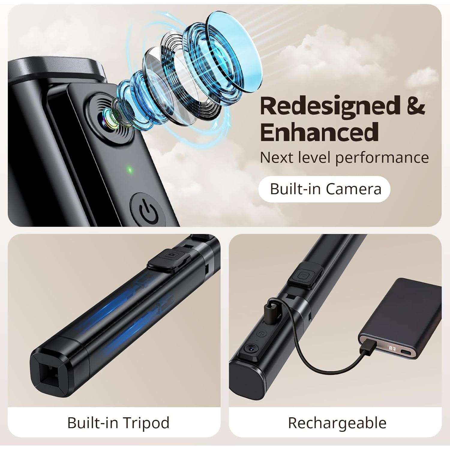 Trípode Automático UBeesize 67'' con Seguimiento Facial 360°