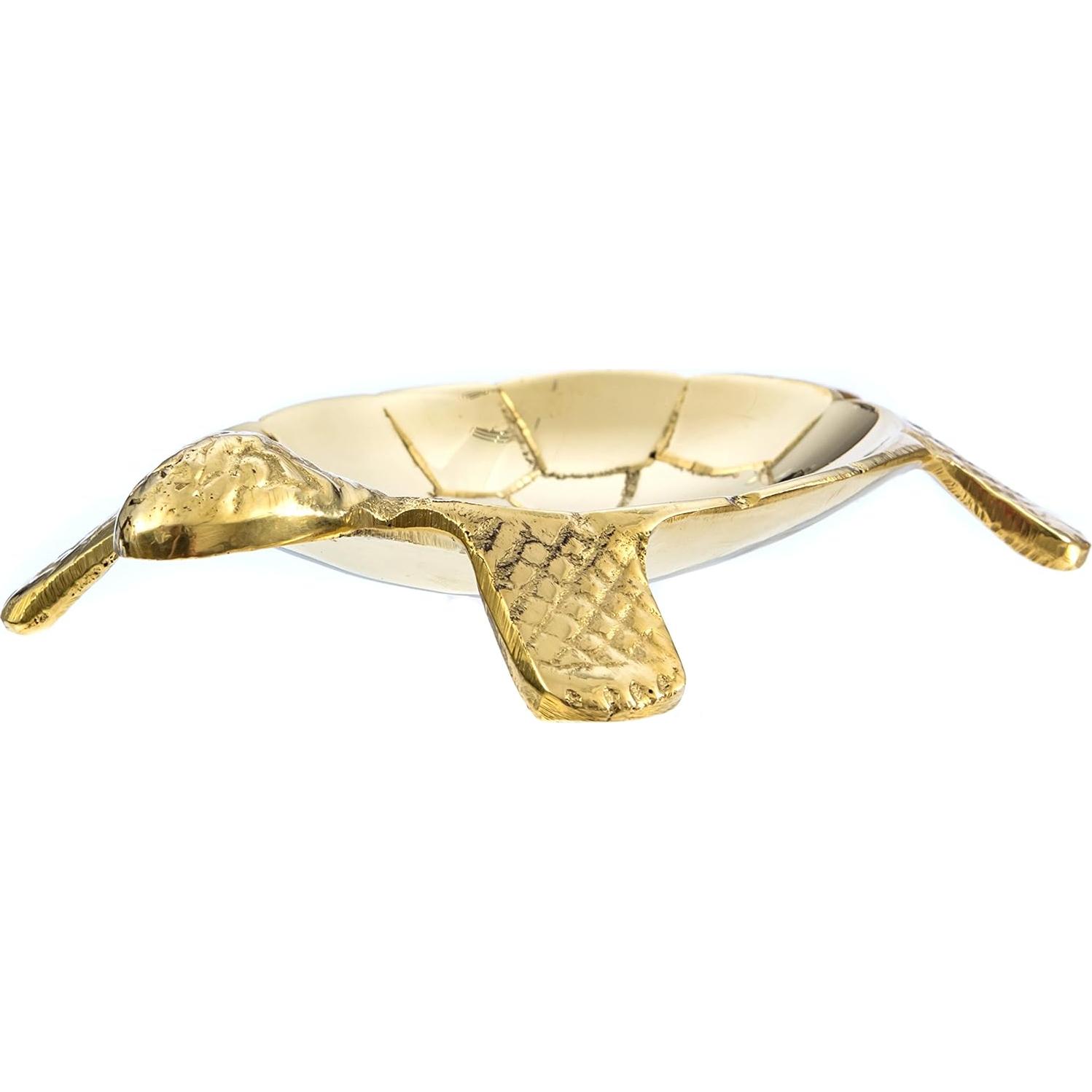 Soporte de Incienso Tortuga Latón 12.06 cm Alternative Imagination