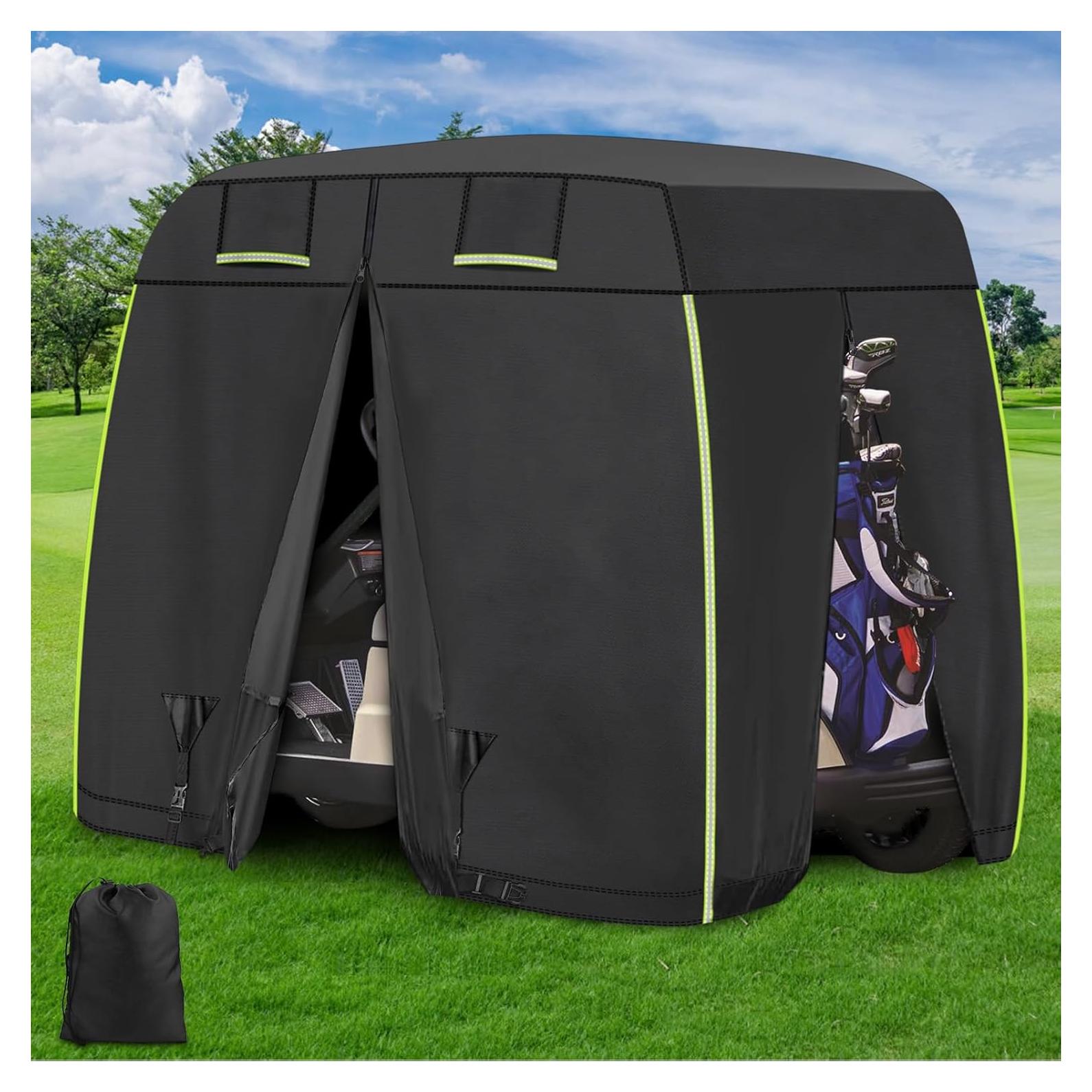 Cubierta de Carrito de Golf iLSKW 600D para 4 Pasajeros Impermeable