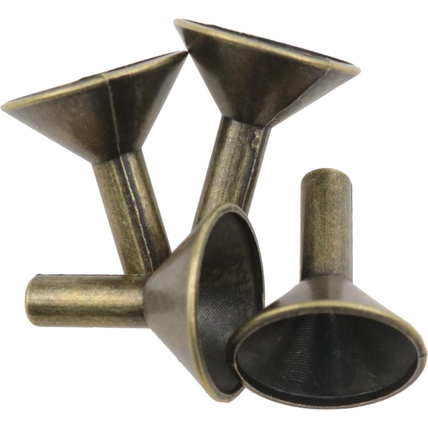 Protector de Base para Quemador de Incienso Zutisay 4 Piezas Metal Dorado