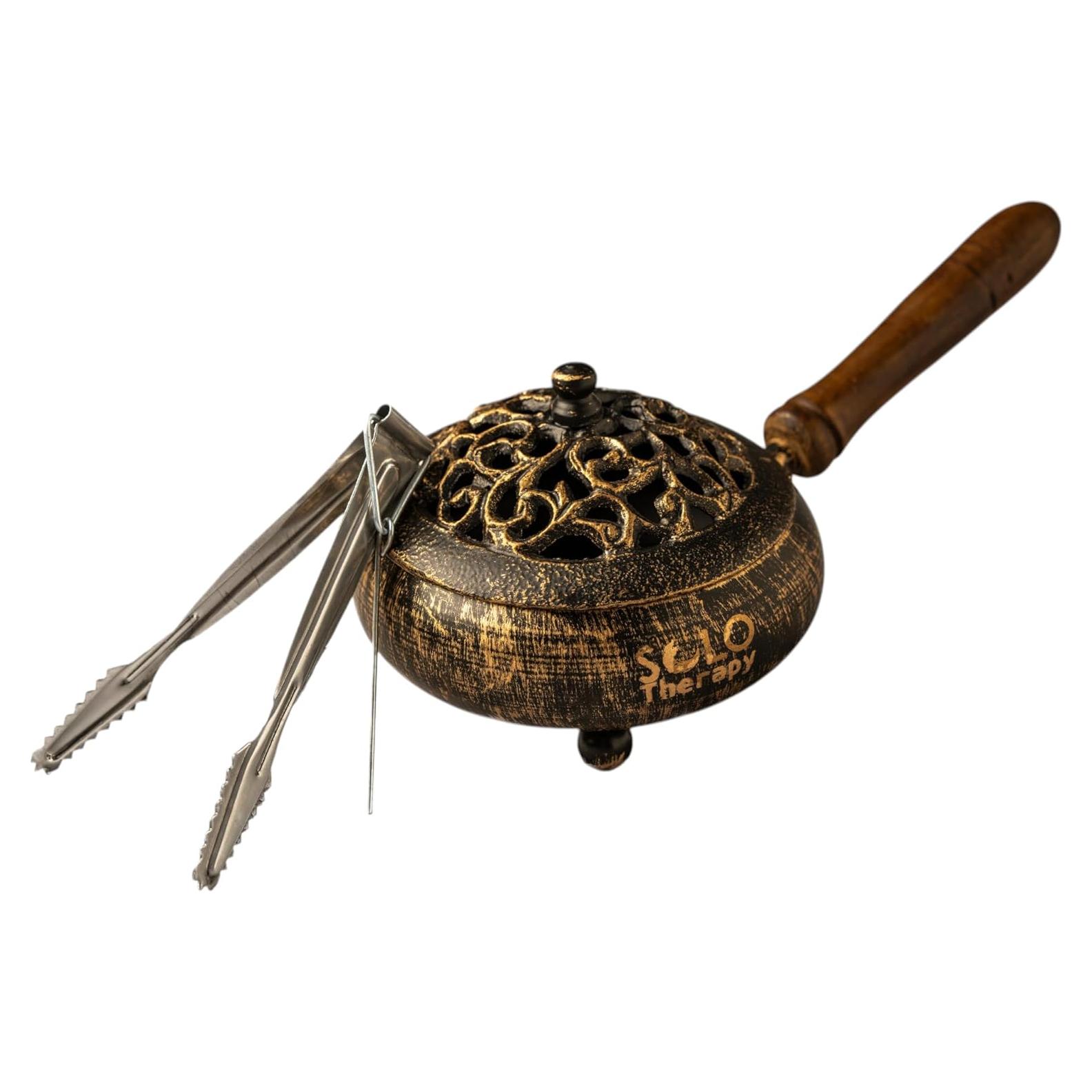 Horno de Carbón de Hierro Solo Therapy 22.86 cm Dorado