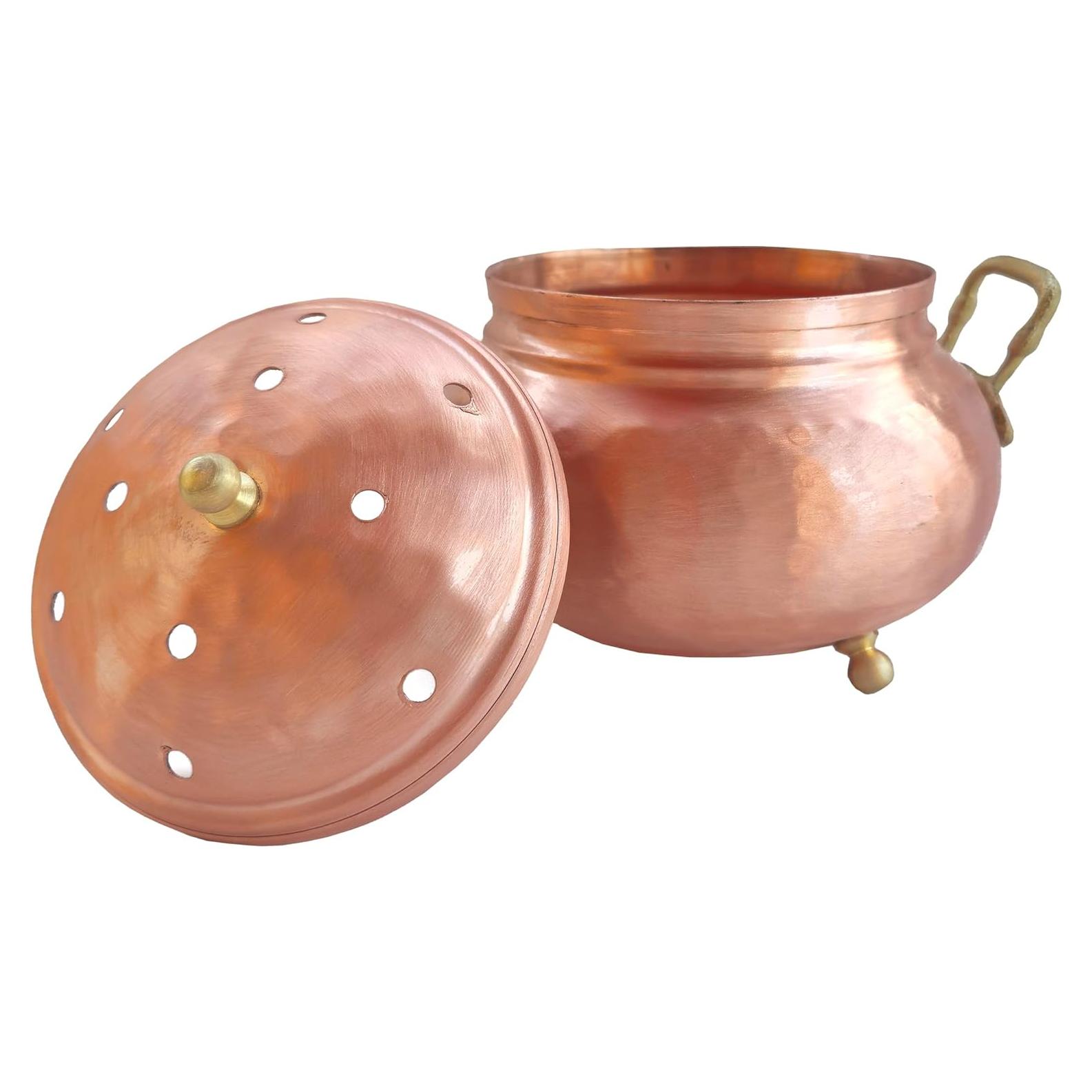 Cuenco de Cobre Ovalado Copperpek 15.24 cm para Incienso