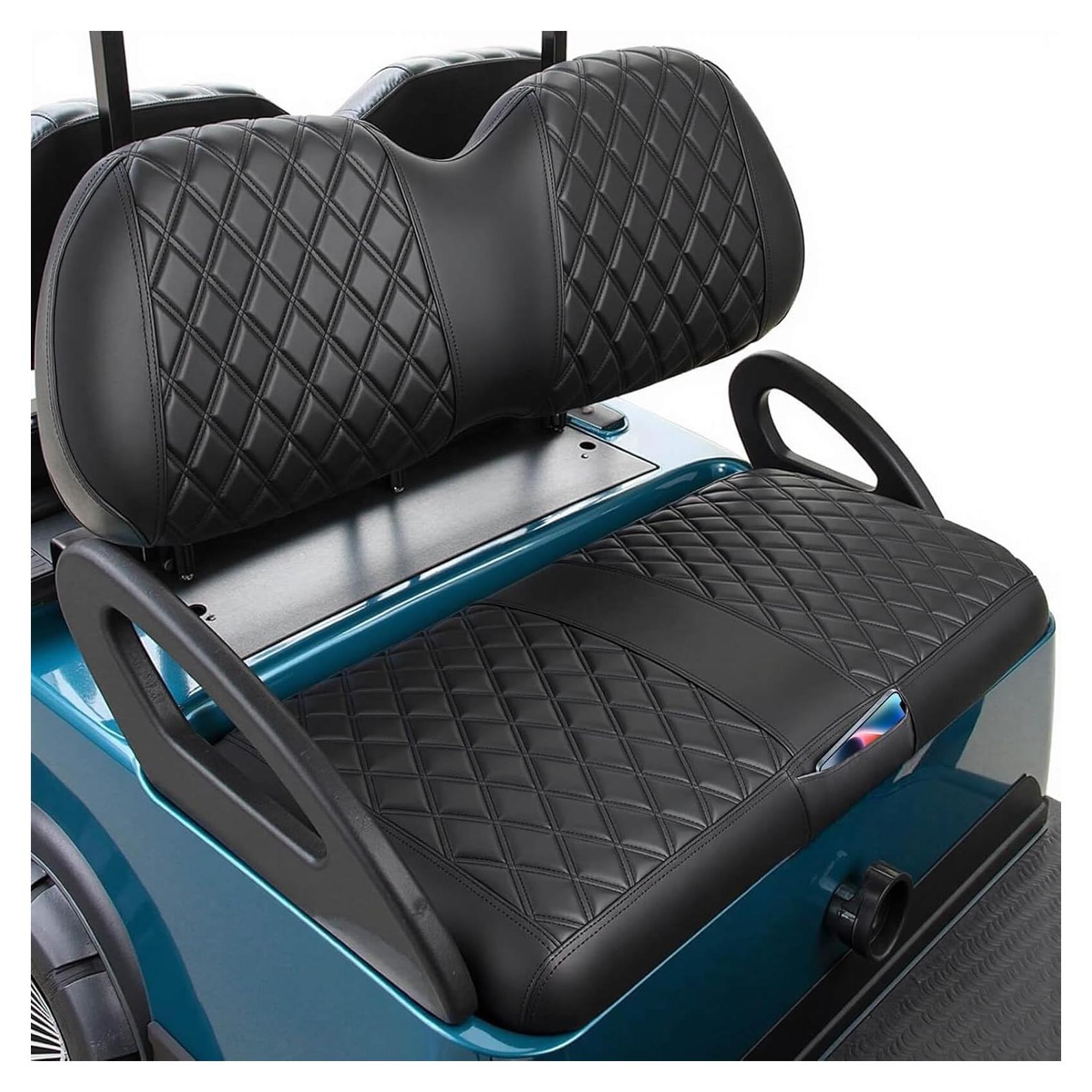 Cubiertas de Asiento LEAPGOMAX para Club Car Precedent - Cuero PVC