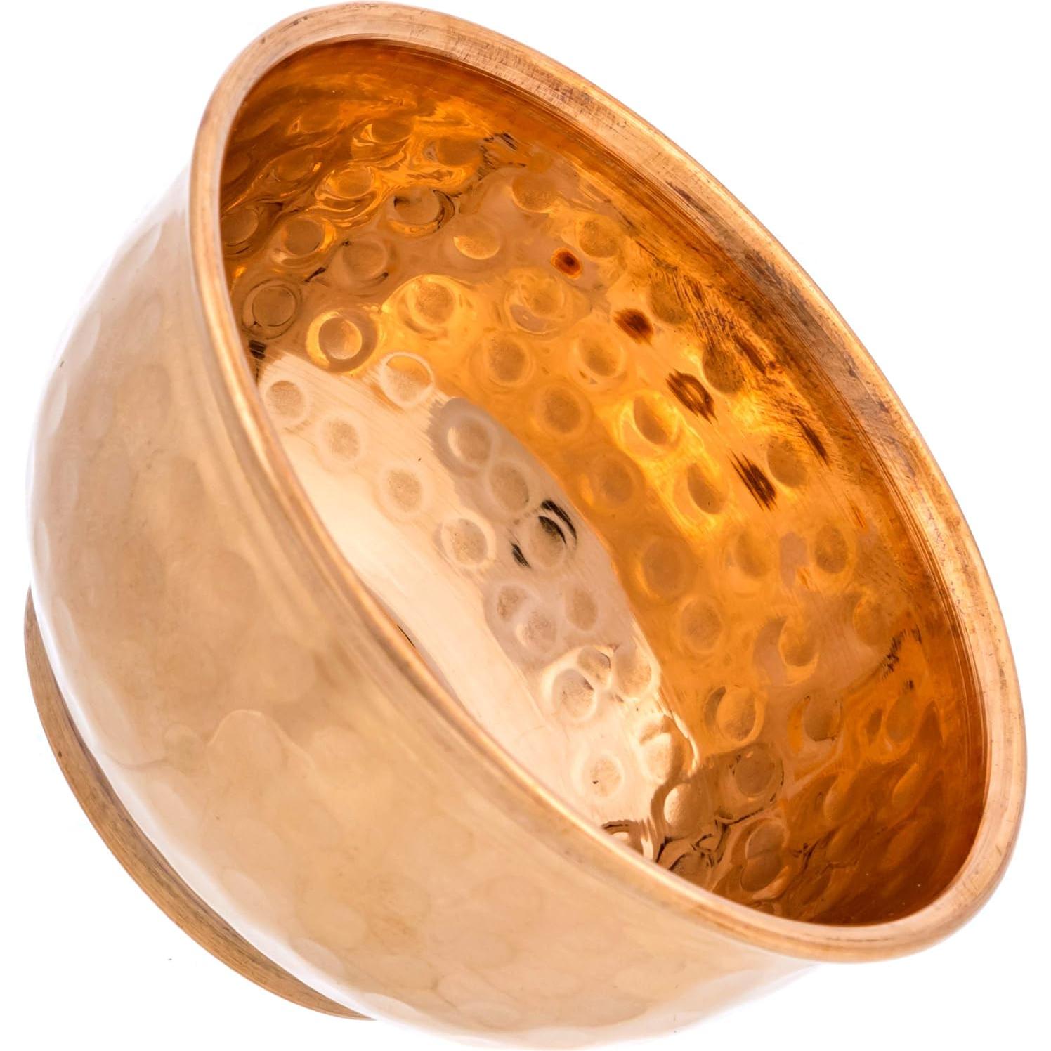 Tazón de Ofrecimiento de Cobre Martillado Imaginación Alternativa 7.6cm