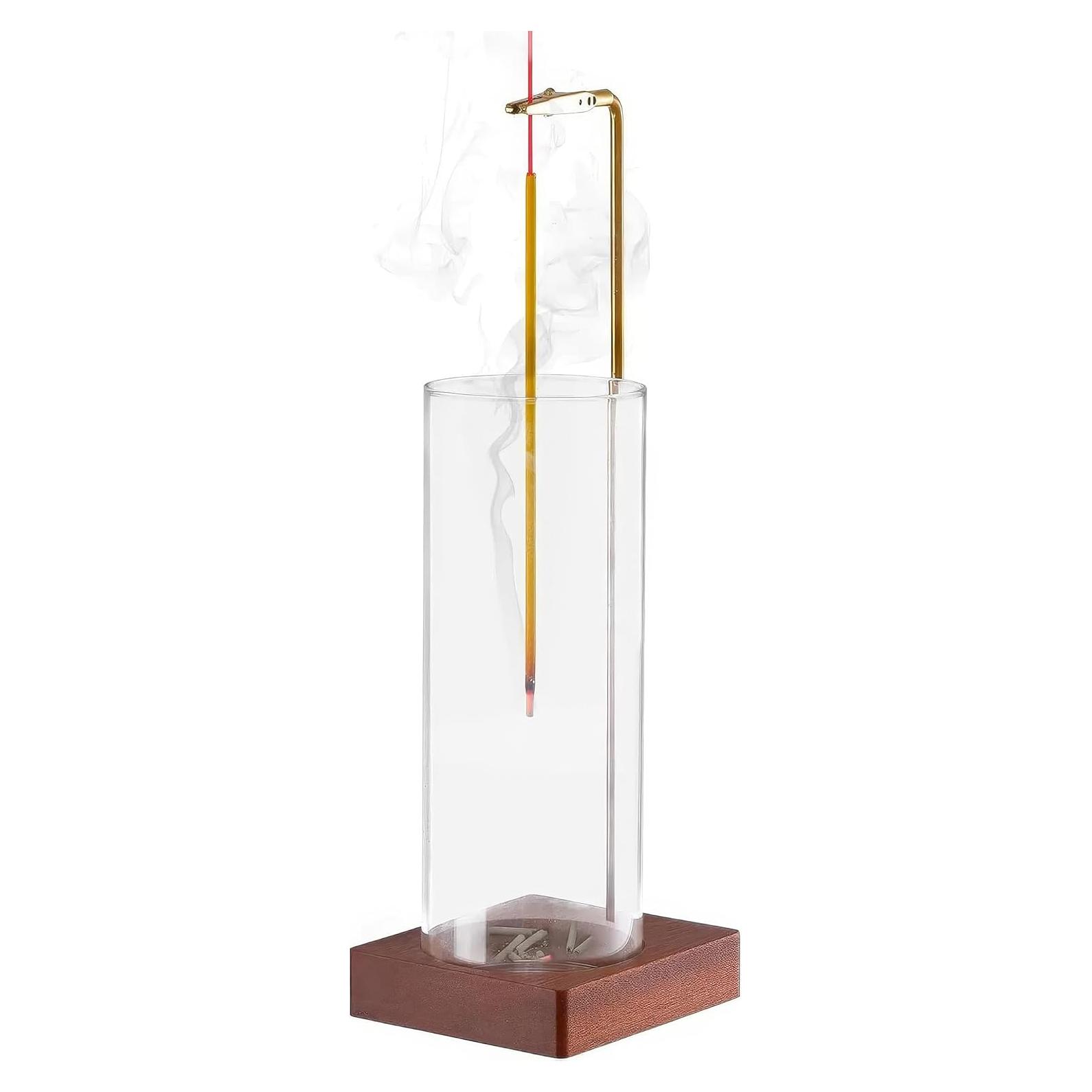 Quemador de Incienso Colgante Chiorgone con Recogedor de Vidrio