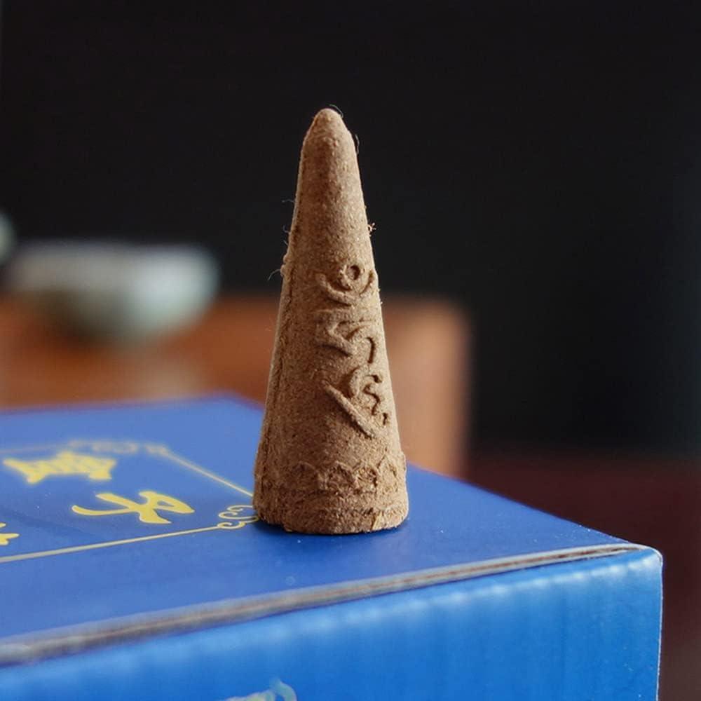 Conos de Incienso Tibetano Liugongwan 60 Unidades Aroma Zen