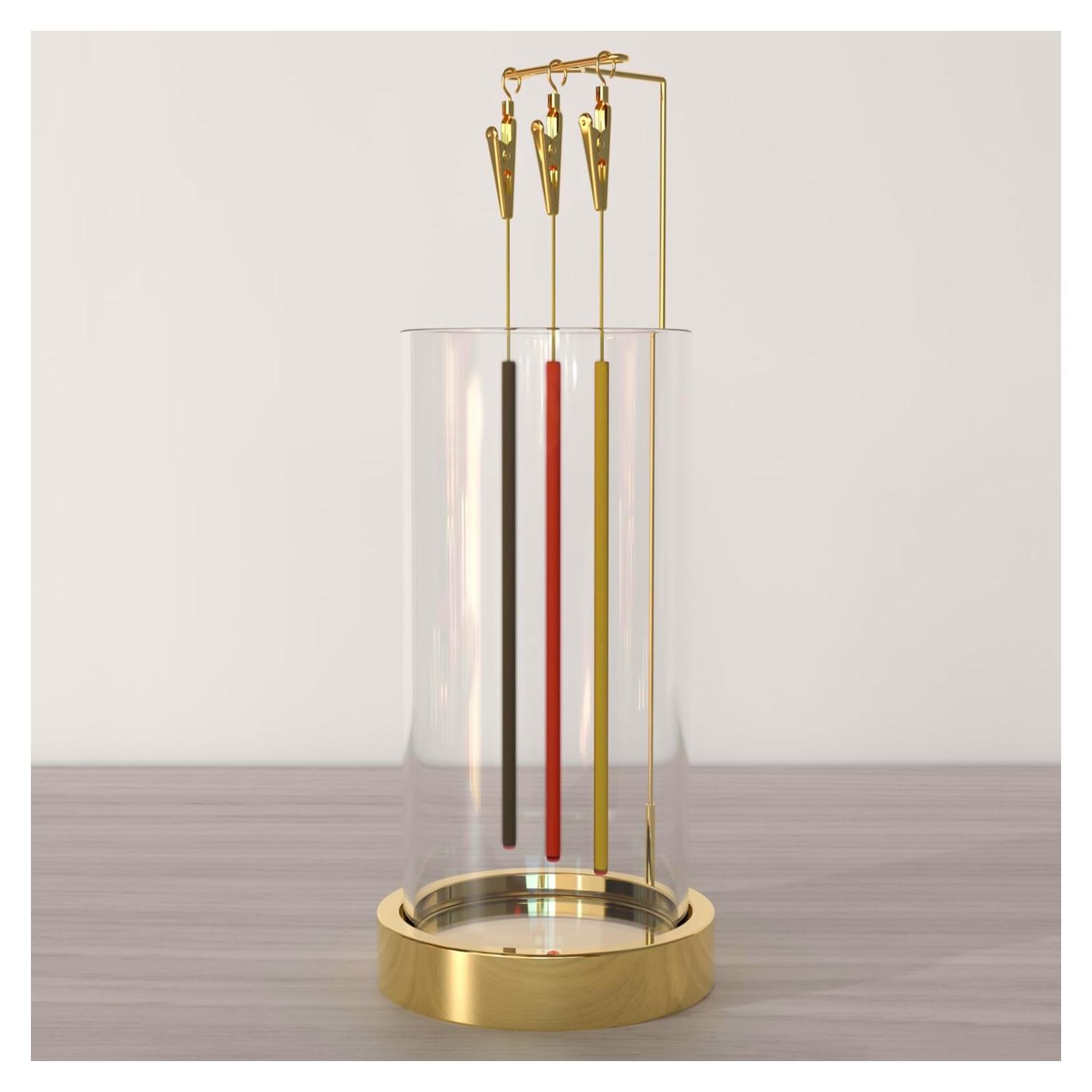 Soporte de Incienso HaisWonsa Dorado Vertical Anticeniza