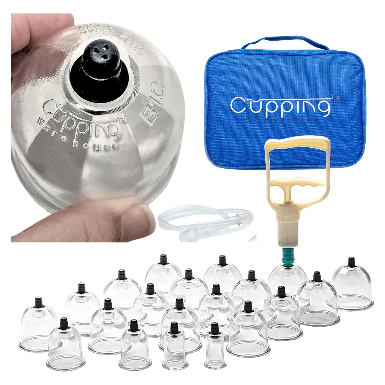 Juego de Ventosas de Terapia Profesional Cupping Warehouse - 20 Unidades