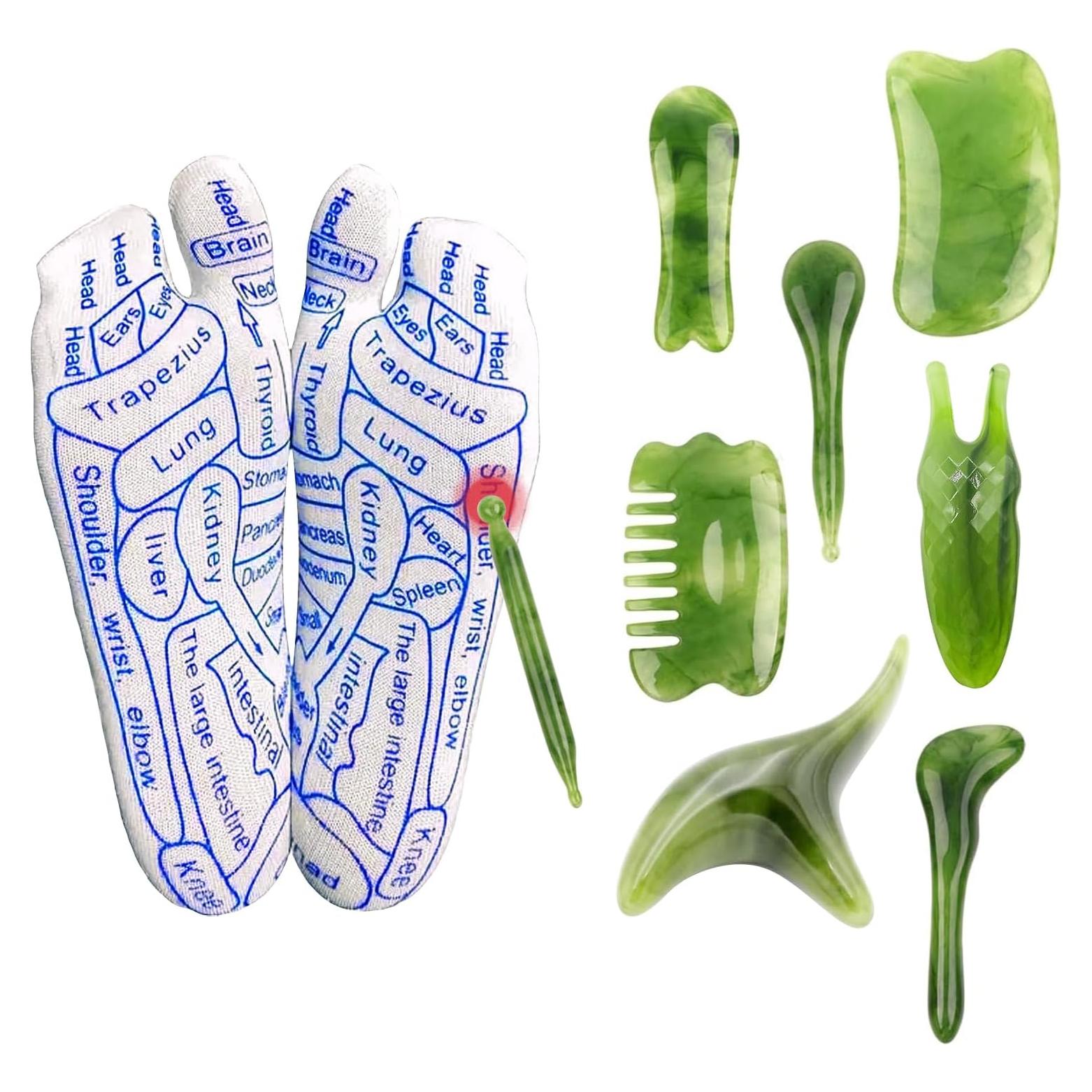 Calcetines de Reflexología Yeobax con Herramientas de Masaje