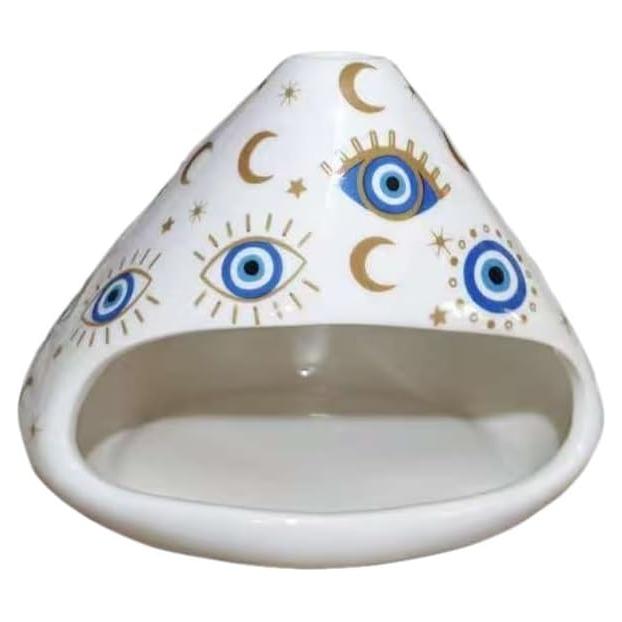 Soporte de Incienso Cerámica MAGPIE Ojo Maligno 7.62cm