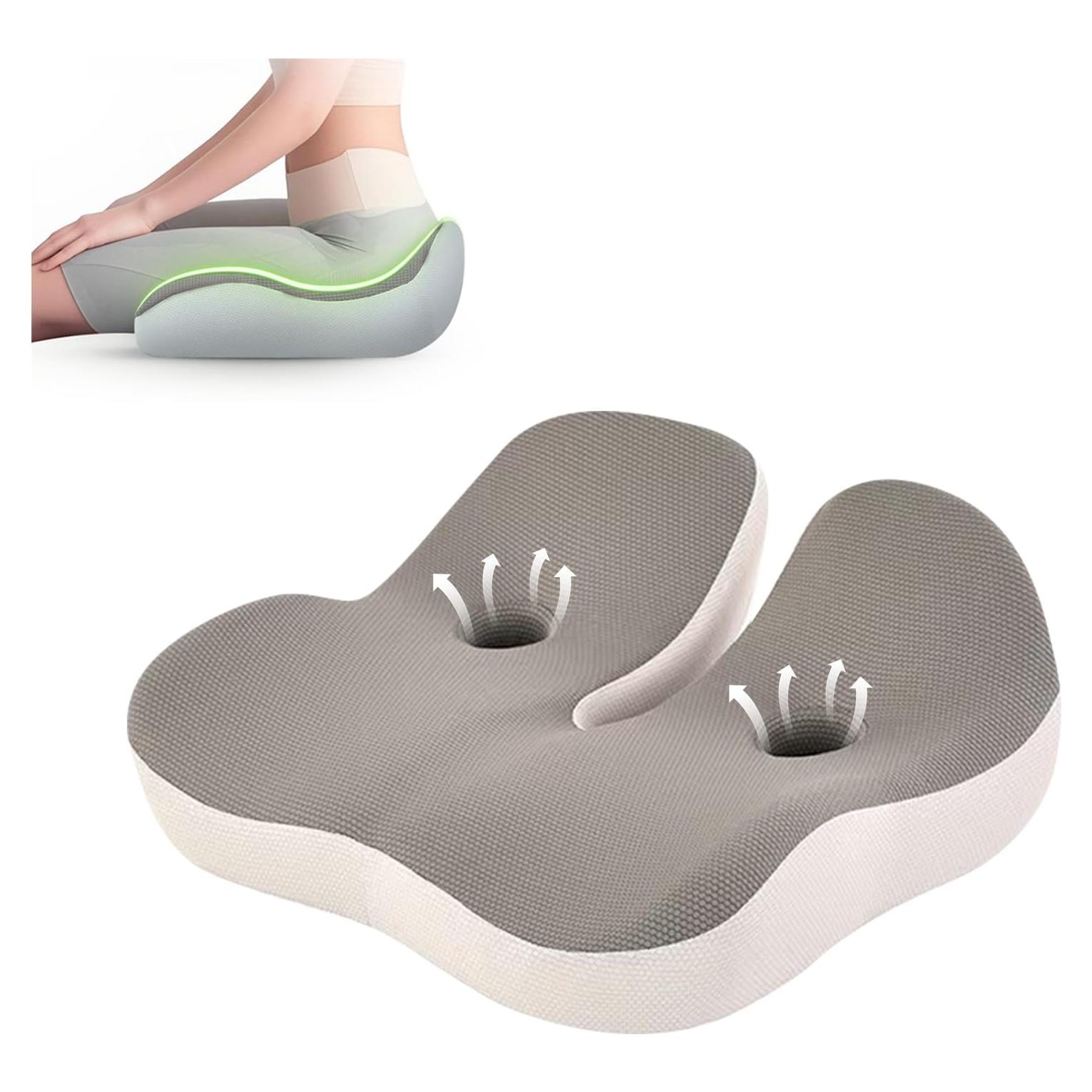 Cojín de Asiento Ergonómico OVRST 42cm Espuma Viscoelástica