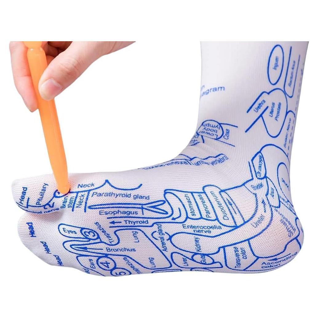 Calcetines de Reflexología GUTPOQWE para Masaje y Acupresión