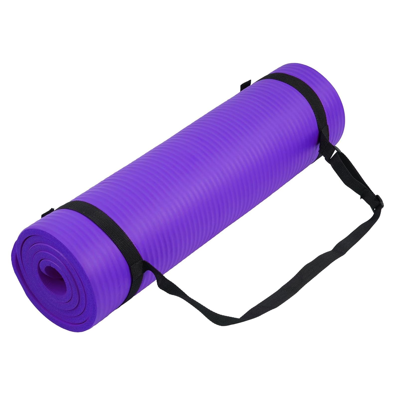Estera de Yoga Fitvids 180x61cm Antideslizante 1.2cm Gruesa