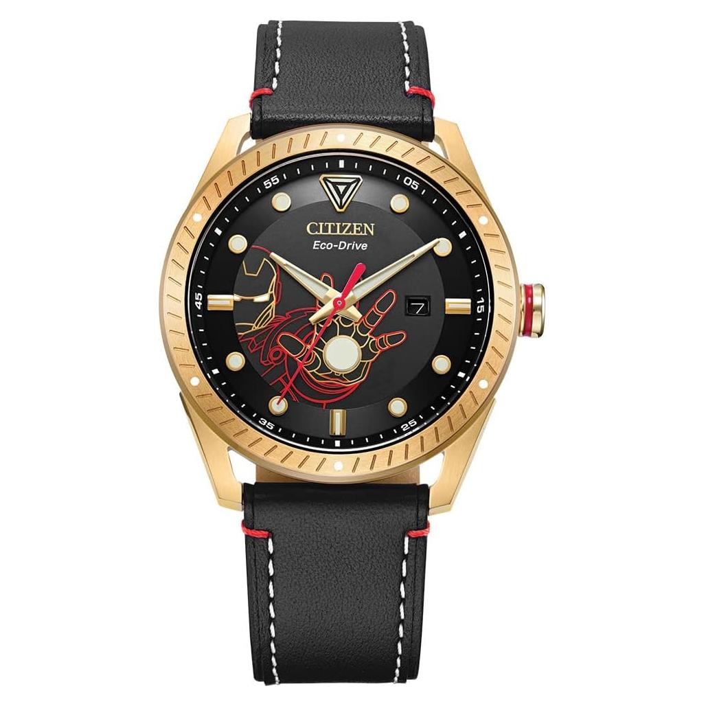 Reloj Citizen Eco-Drive Tony Stark 43mm Dorado y Negro