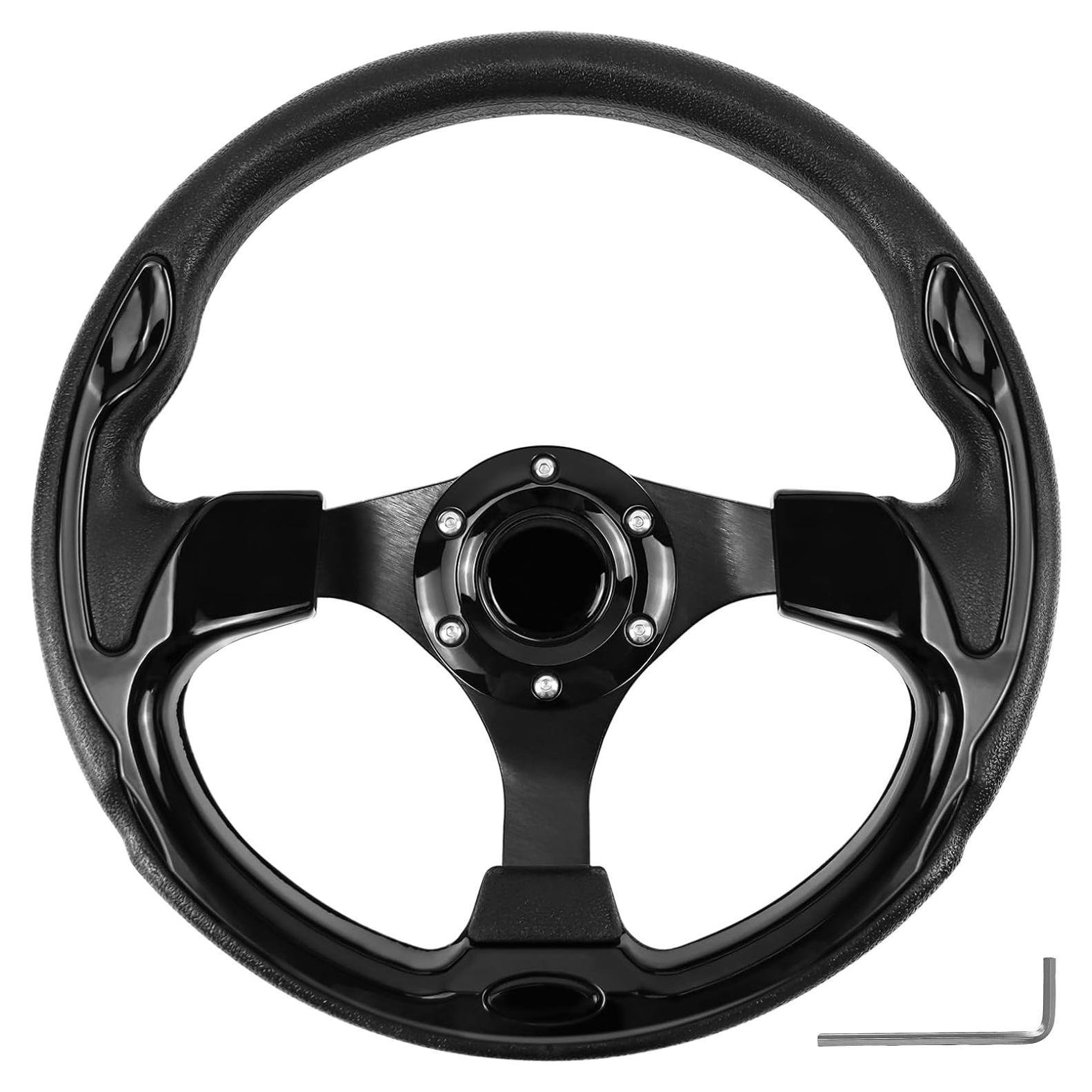 Volante de Carrito de Golf QYMOPAY 31.75 cm Antideslizante