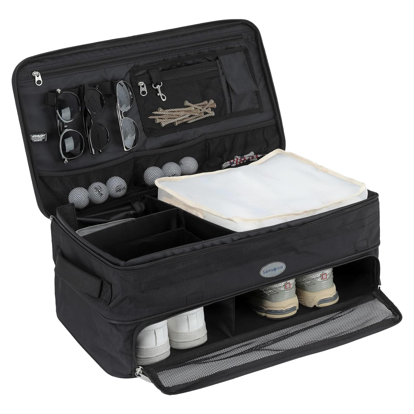 Organizador de Maletero de Golf Expandible Samsonite Negro