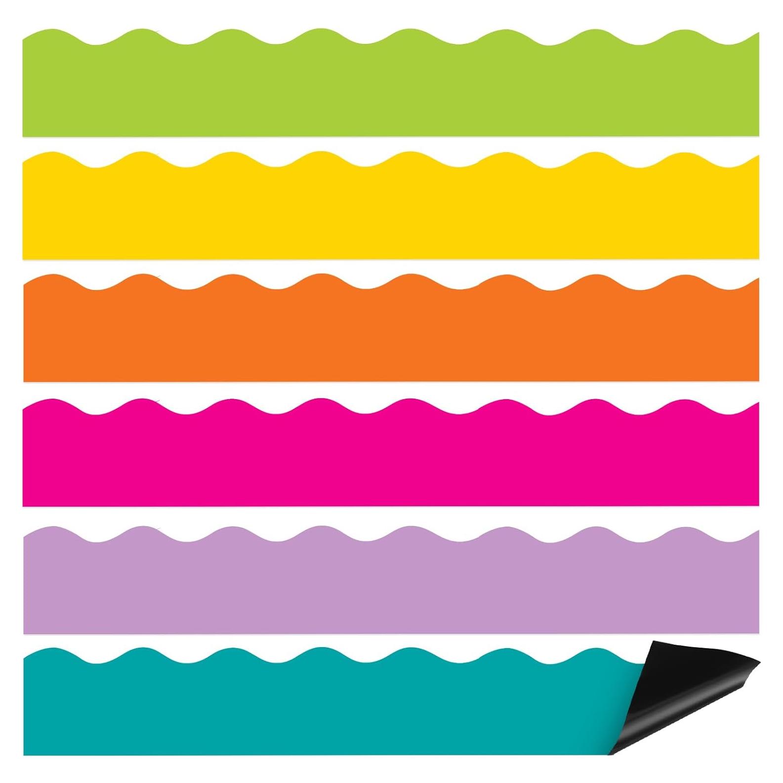 Bordes Magnéticos Tenceur 162 Pcs Color Arcoíris 30x7 cm