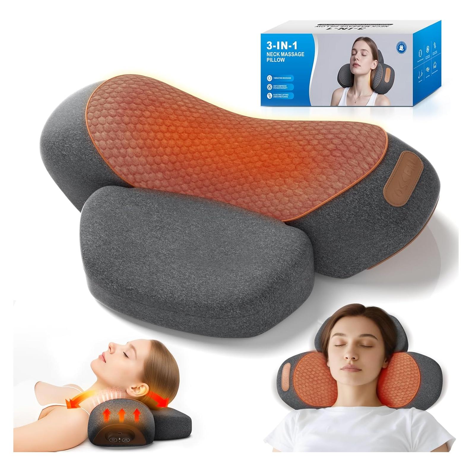 Almohada Masajeadora de Cuello HuixinLine AMZT001 3-en-1