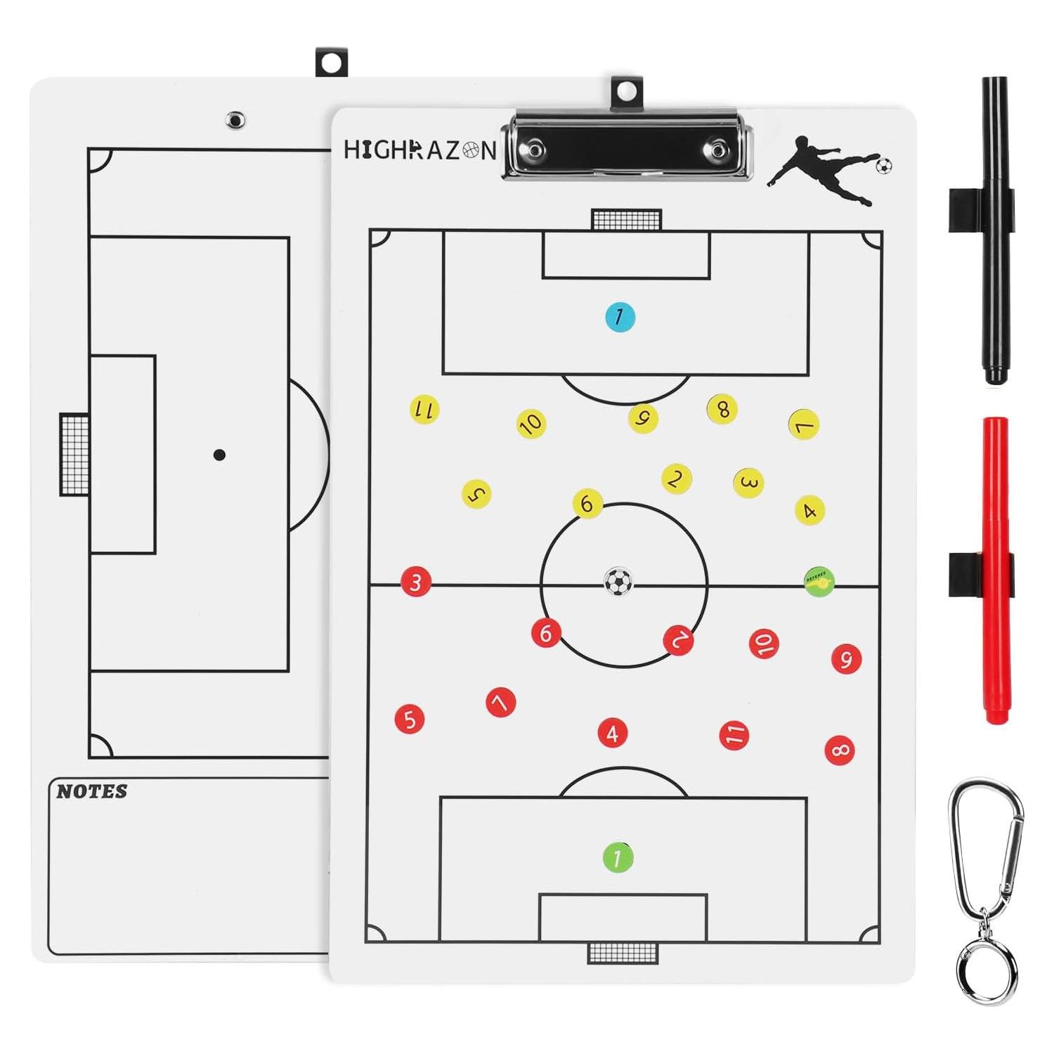 Pizarra Magnética para Entrenadores de Fútbol HIGHRAZON 35.56x22.86cm