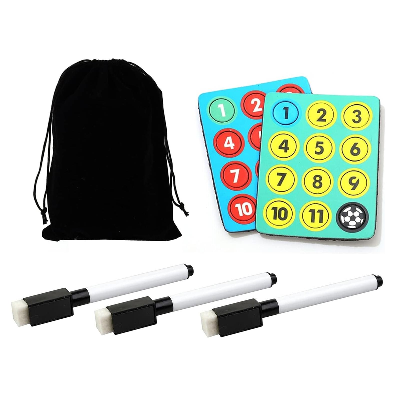 Juego de Entrenador de Fútbol Magnético Joyeee con 24 Piezas